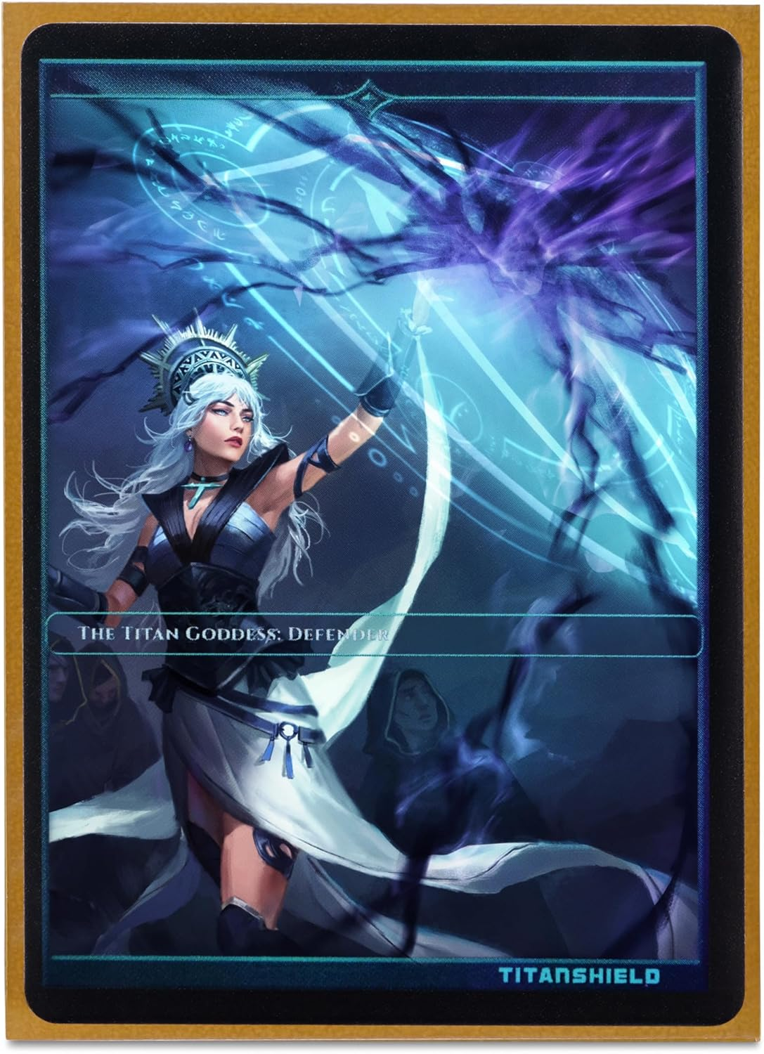 Titanshield (150 Gold Sleeves) Compatible with MTG Magic the Gathering, Lorcana, Board Games and Trading Cards 2.5" X 3.5" 66X91Mm image number 1