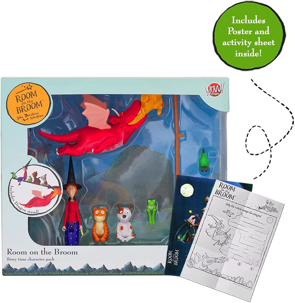 Julia Donaldson JD-1010 Room on the Broom Story Time Playset (Family Pack) Toy image number 2