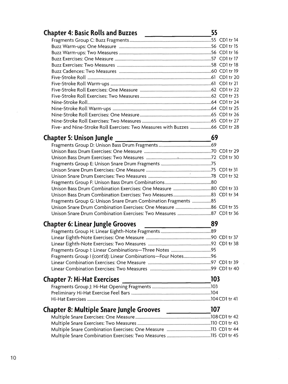 Jungle/Drum 'N' Bass for the Acoustic Drum Set: a Guide to Applying Today'S Electronic Music to the Drum Set, Book & 2 Cds image number 2