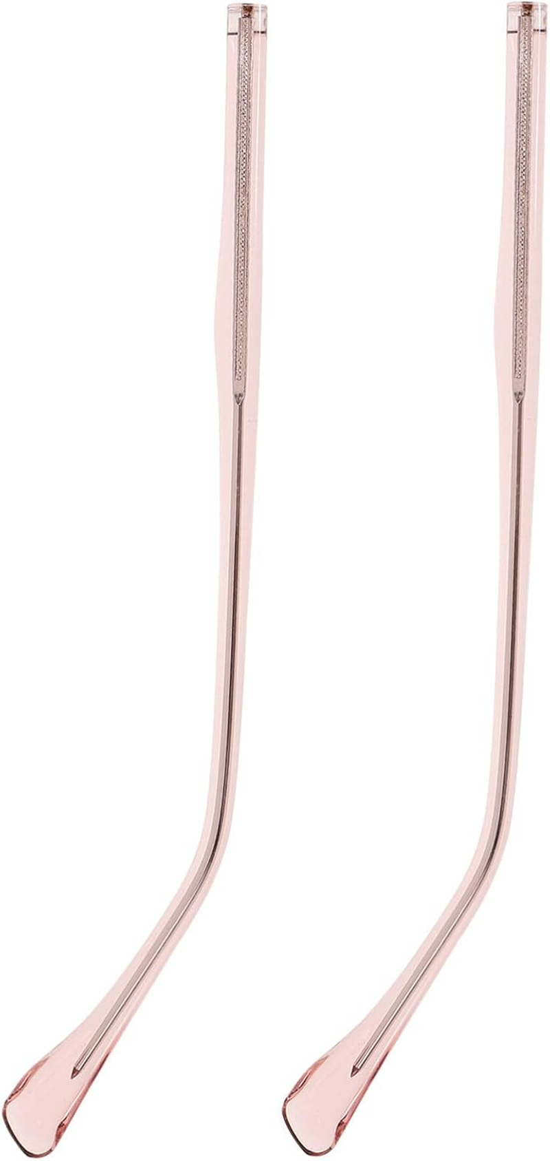 Homoyoyo Metal Glasses Replacement Temple Glasses Arm Replacement, 1 Pair Universal Metal Eyeglass Arm for Black