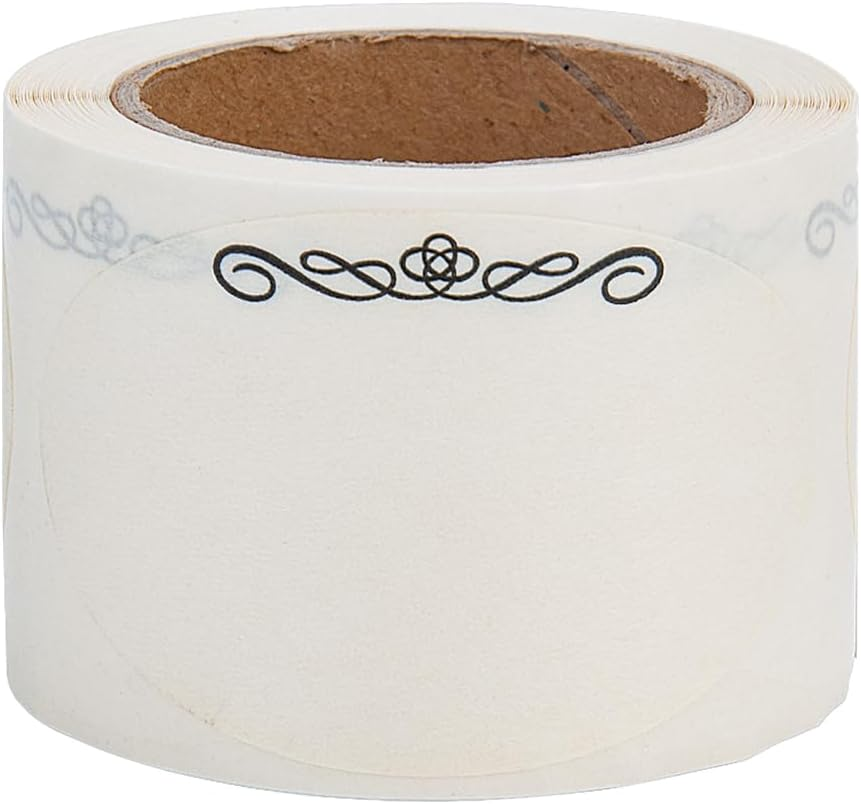 L LIKED 120 Pcs Dissolvable Food Label, 1 1/2" X 2 1/2" Canning Labels for Mason Jars,Canning Label Easy to Writing- Jar Labels Homemade Jam, Jelly, and More-1 Roll image number 5