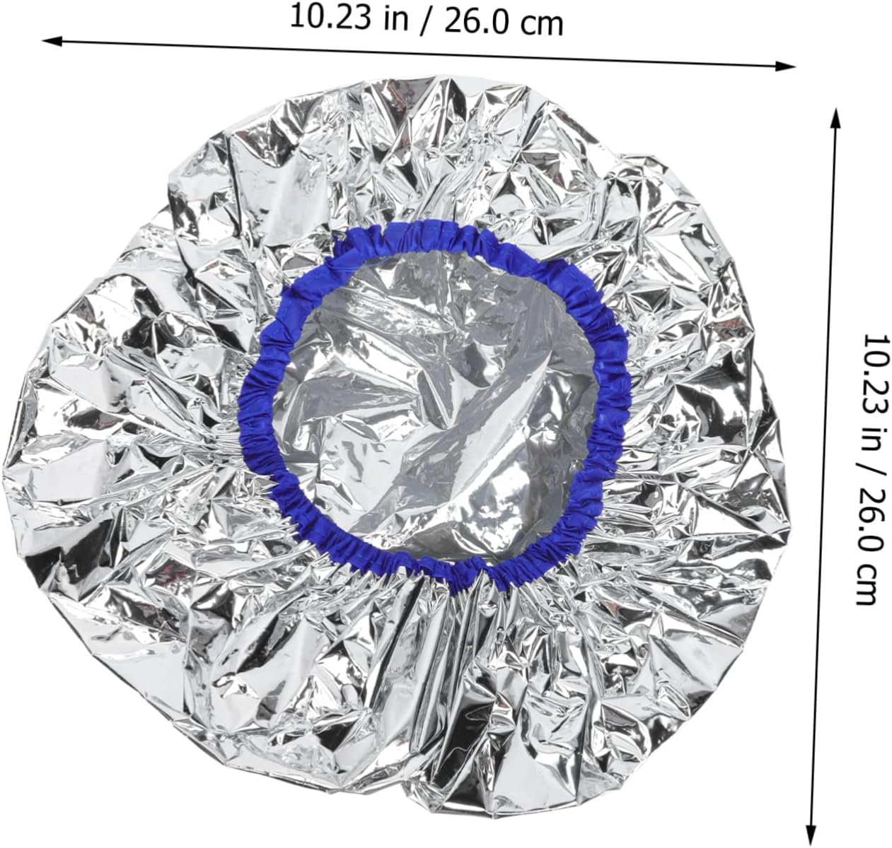 Hair Treatment Cap Silver Thermal Self-Heating Aluminum Foil Scalp Protection for Home Hair Care and Deep Conditioning image number 2