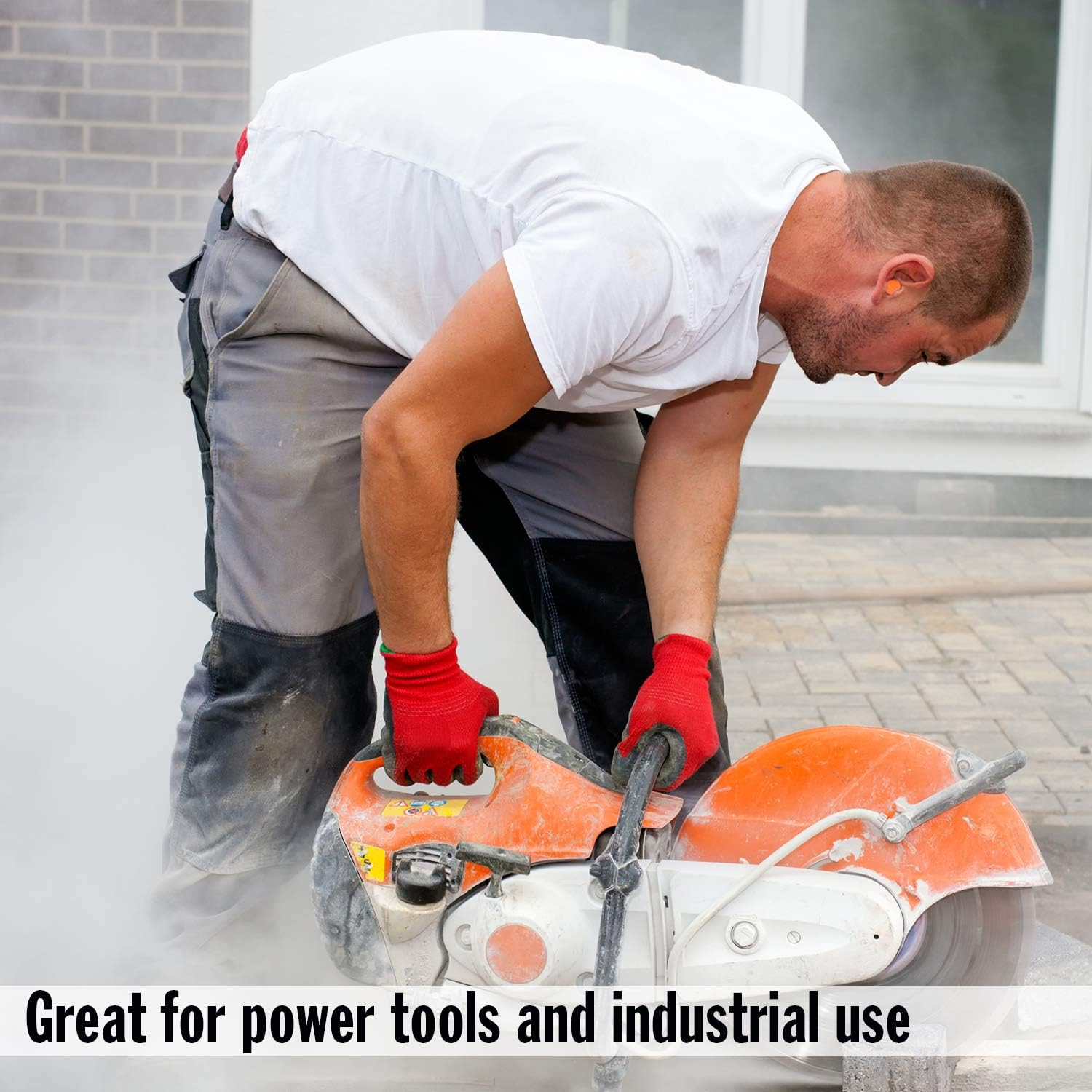 Macks Maximum Protection Soft Foam Earplugs, 50 Count, 50 Pair, Orange (BD10922) image number 2