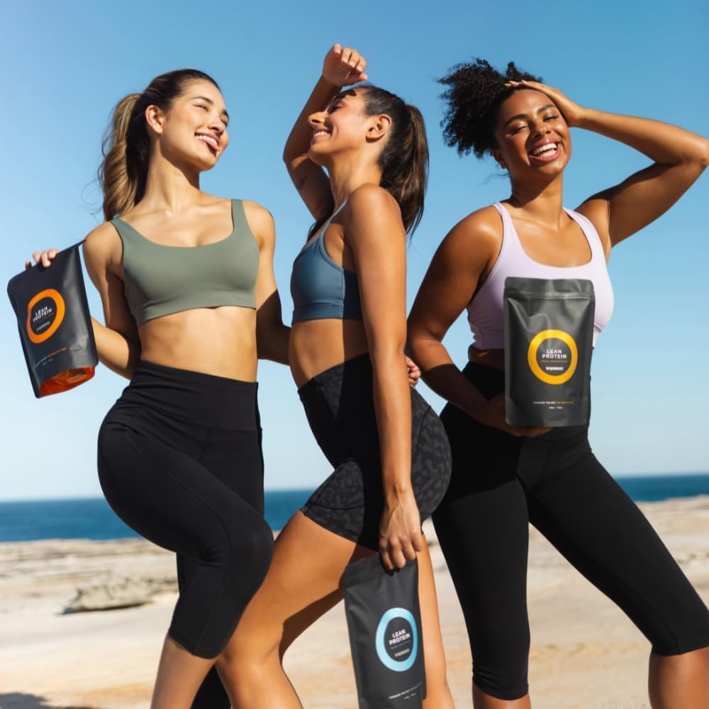 Lean Protein Powder 500G, Salted Caramel | Tropeaka | Organic Vegan Plant Protein image number 2