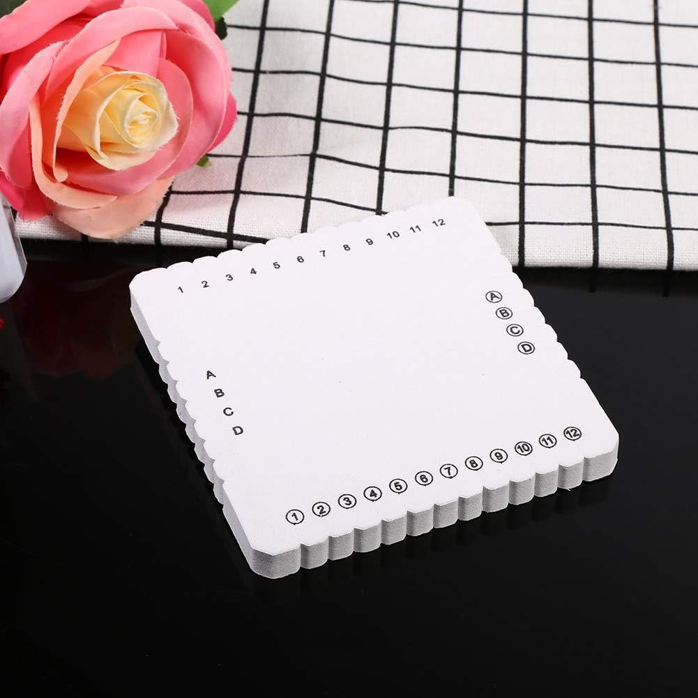 2Pcs round Square Kumihimo Disc Macrame Braided Cord String Bracelet Weaving Disk, DIY Weaving Tool, with English Instruction 3.9 * 3.9 * 0.4 Inch(L-Square and Round) image number 2