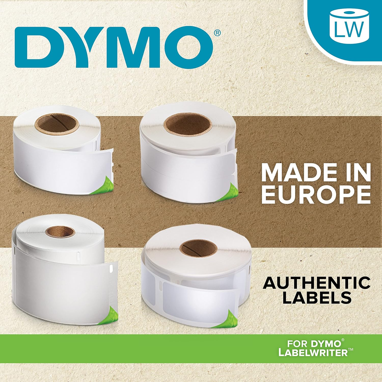 DYMO Label Writer Durable Polypropylene Label, 25 Mm X 54 Mm, White, 160 Count image number 1