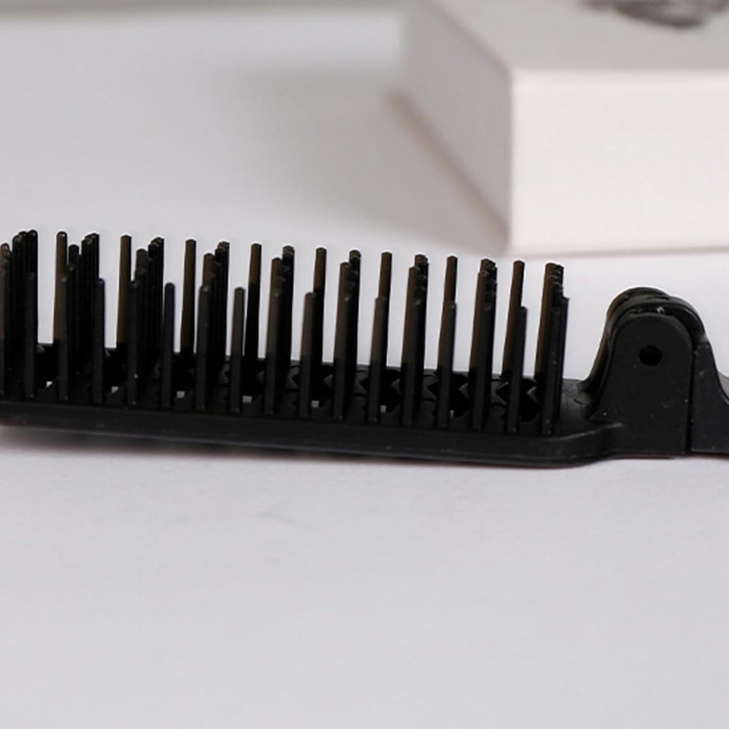 Folding Hair Brush, Travel Hair Brush | Foldable Hair Comb with Mirrors,Pocket Comb for Thick Curly Hair,Travel Hair Brush Foldable Travel Hair Brush P image number 4