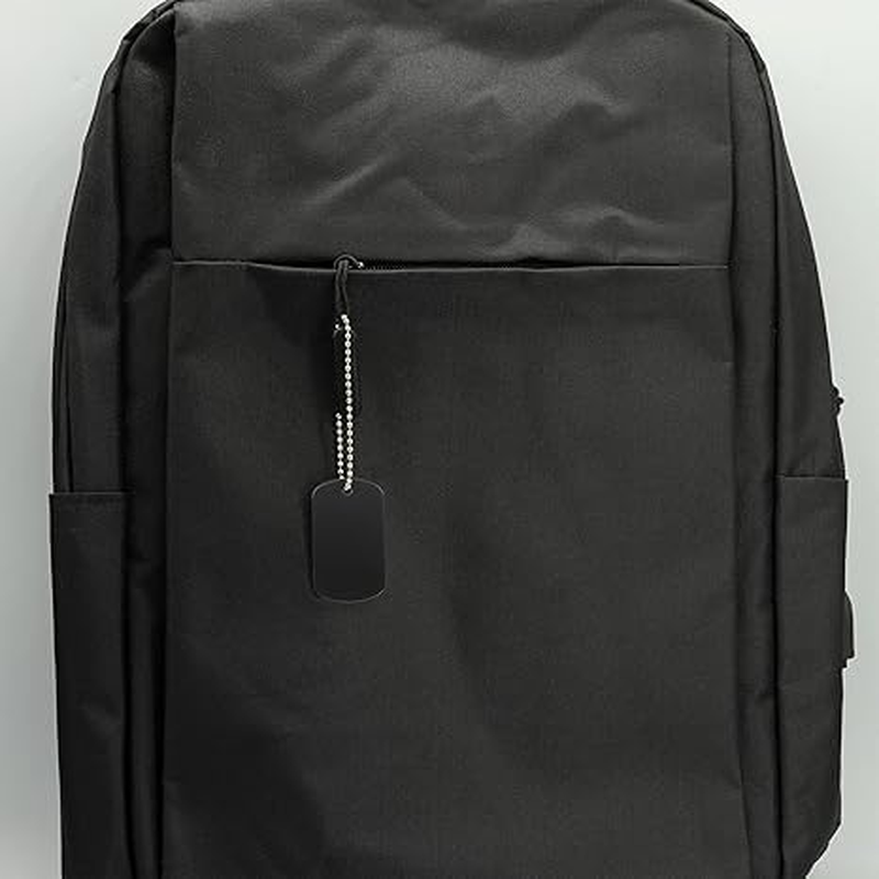 30Pcs Dog Tag, Aluminum Blank Tags Rectangle Stamping Blanks, Rectangle Blank Discs Aluminum Tag Blanks Metal Stamping Tags, Blank Dog Tags Aluminum Tags Rectangle Blank(Black) image number 2