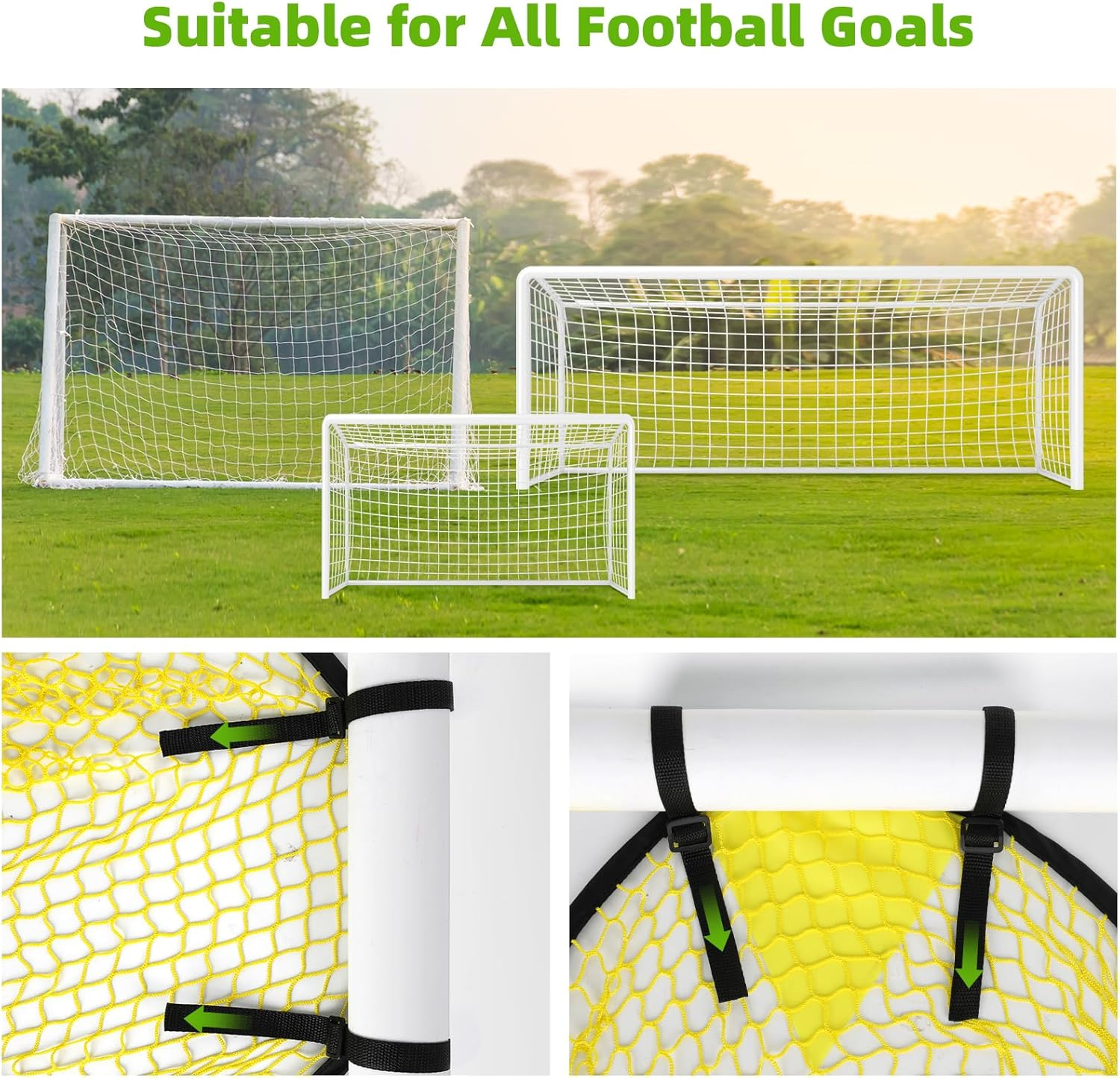 Football Goal Soccer Top Bins Soccer Target Outdoor Top Bins Football Targets Goal Net 45Cm/58Cm Football Training Goal Target for Shootings Accuracy Training Practice Equipment(Set of 2) image number 4