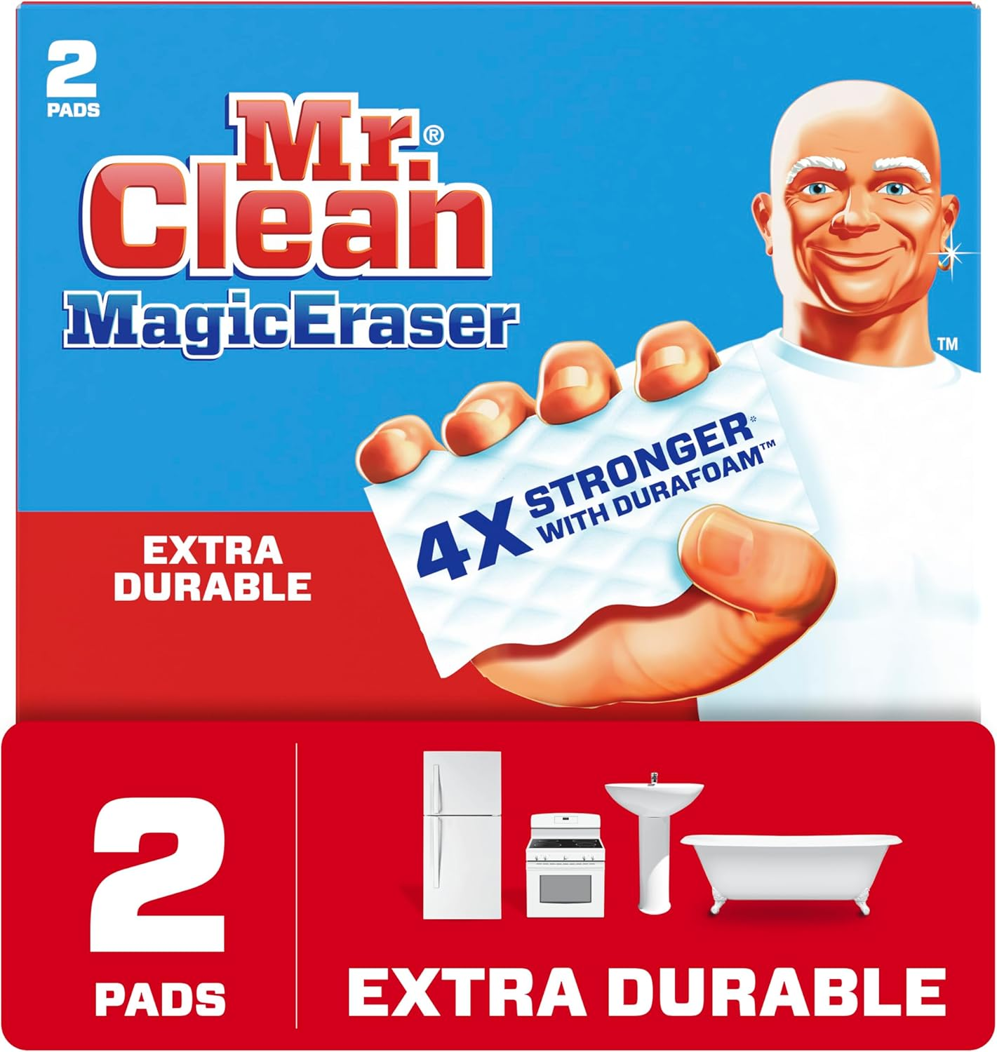 Mr. Clean Extra Power Magic Eraser, 2 Ct