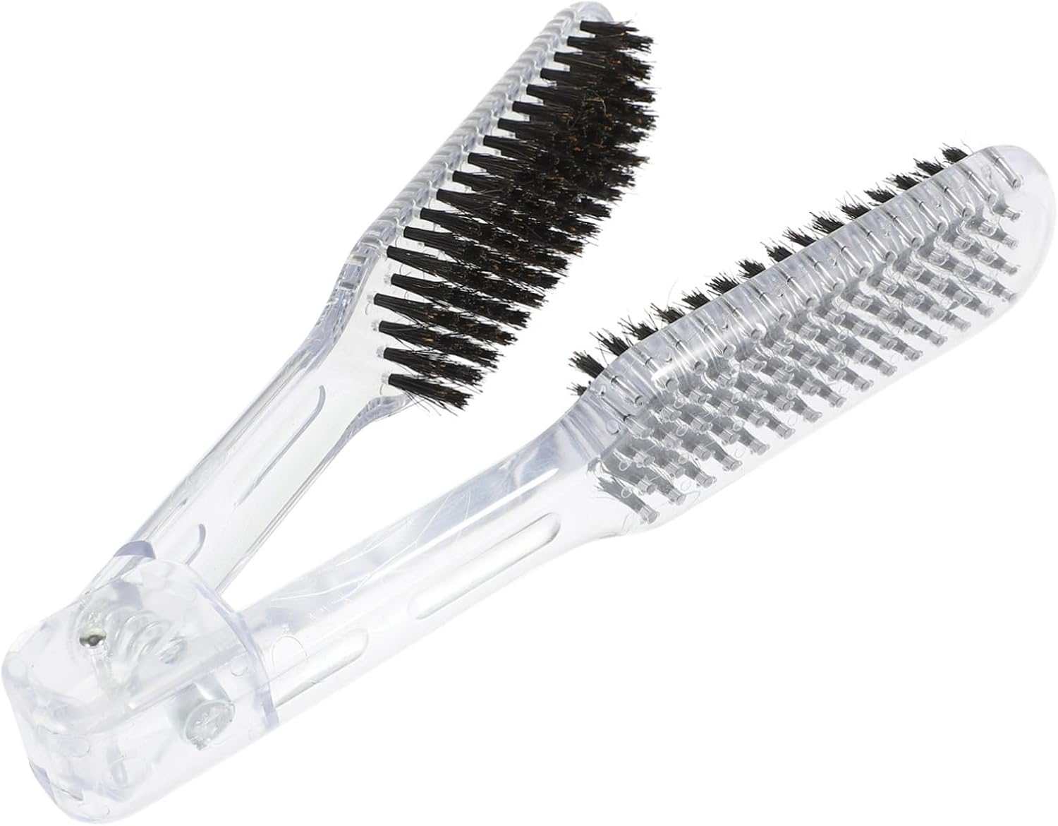 Outanaya Hair Straightener Comb Double Sided Brush V-Shaped Styling Hair Straightener Comb for Women at Home and Salon Use image number 6