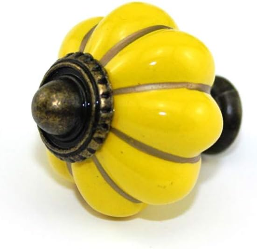 Fatcolo(Tm) Kitchen Handles Pull Drawer Knobs Ceramic Door Cabinets Cupboard Hardware W/Screws