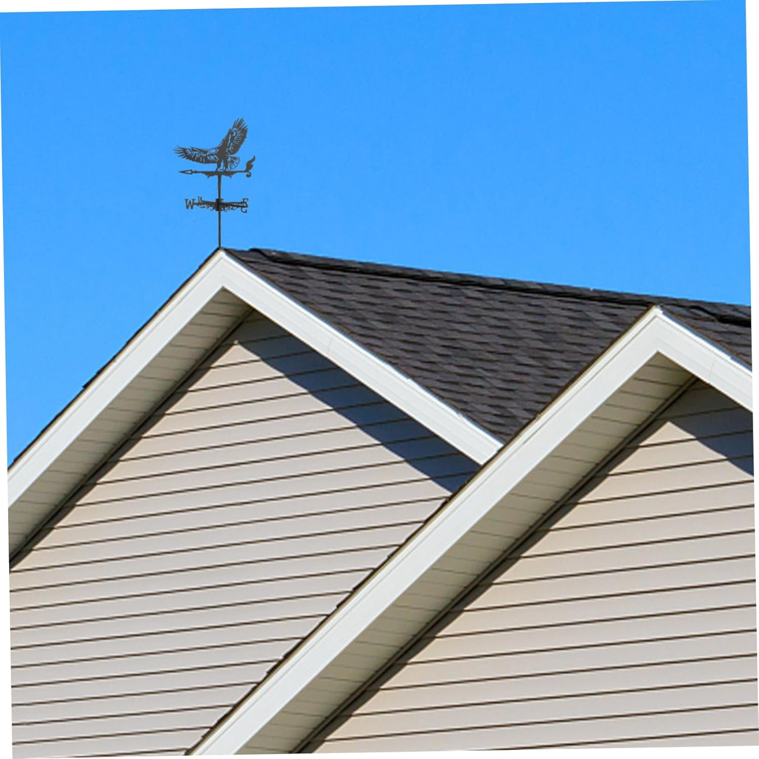 CANIGHT Elegant Metal Eagle Weathervane Roof Mount Garden Decorative Accessory image number 4