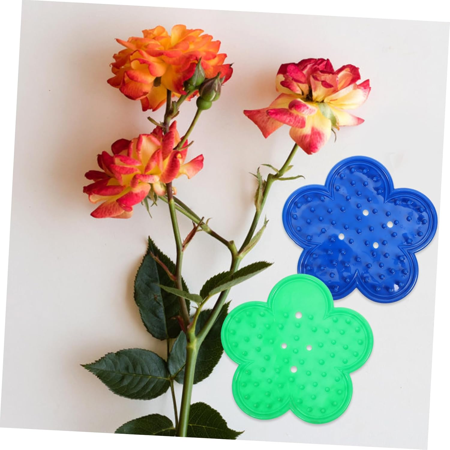 2Pcs Rose Thorn Remover Tool Set Reusable Plastic Strippers for Gardening Efficient Rose Stem Cleaning Tool Blue and Green Color image number 6