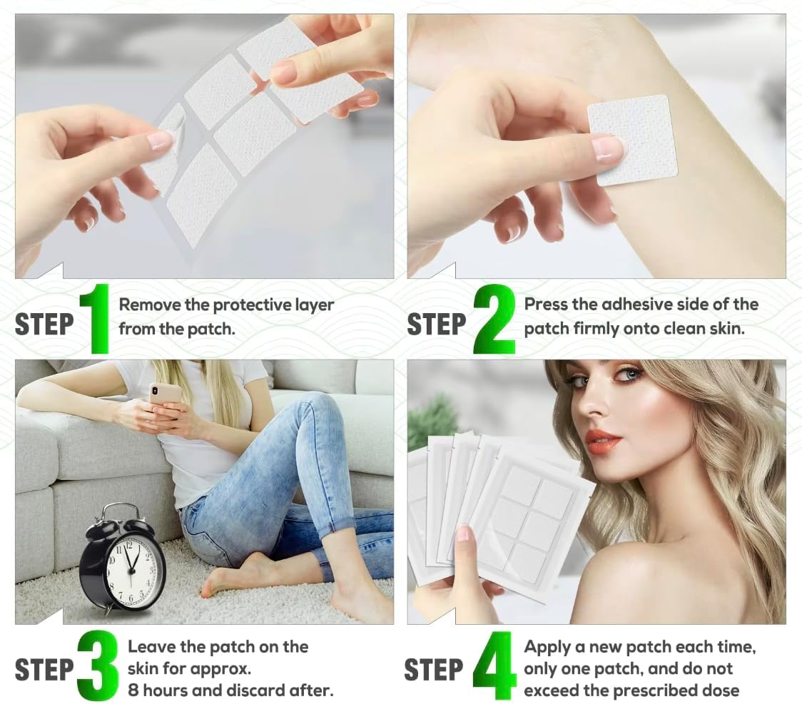 Energy Boost Vitamin B12 Patches - Hypoallergenic, Easy-To-Use, Long-Lasting Transdermal Supplement for Natural Energy, Focus & Mood Support - Vegan, Non-Gmo, Fast Absorption for Men & Women image number 4