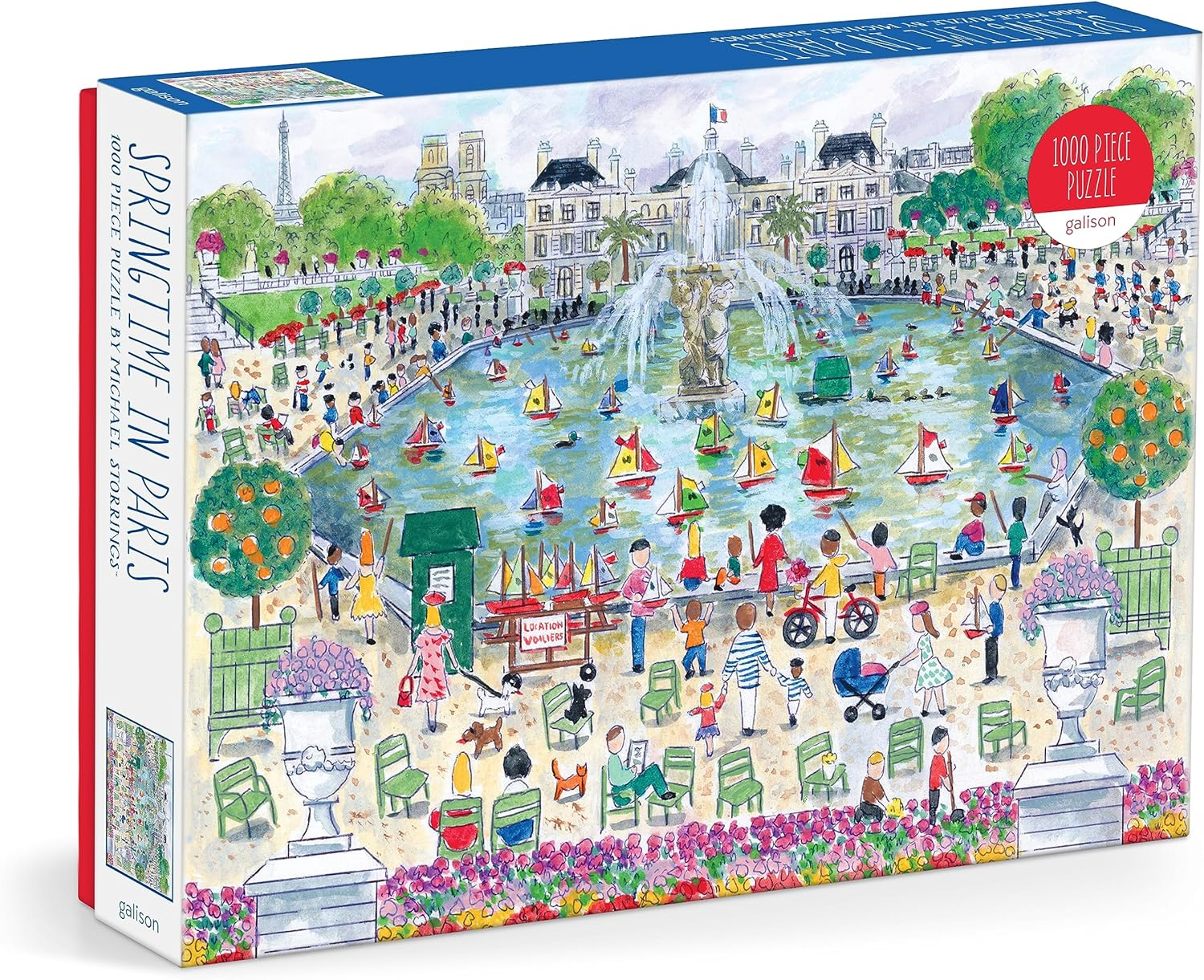 Michael Storrings Springtime in Paris Puzzle: 1000 Pieces image number 1