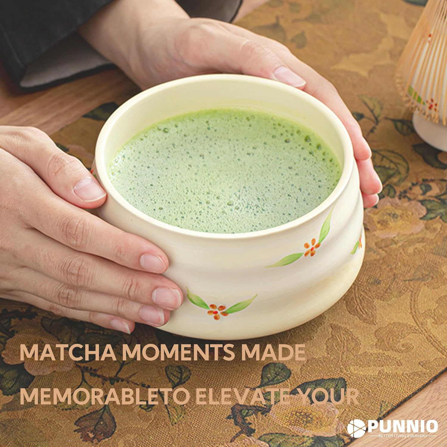 Japanese Matcha Bowl, Matcha Bowl for Matcha Powder/Matcha Tea/Japanese Matcha image number 3