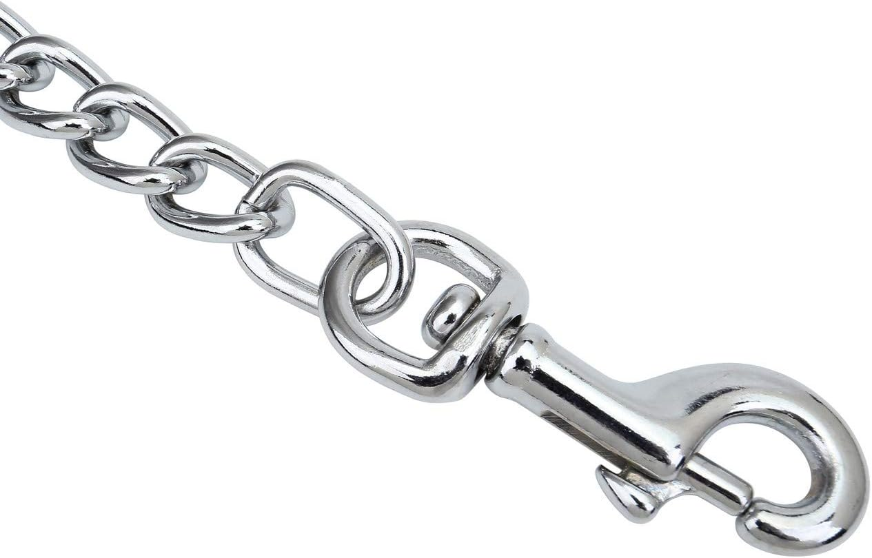 Metal Double Dog Leash for Two Dogs, Heavy Duty Metal Dog Leash, Chew Proof Tangle Free Dual Pet Extension Splitter Lead for Small Large & Medium Size Dogs image number 4