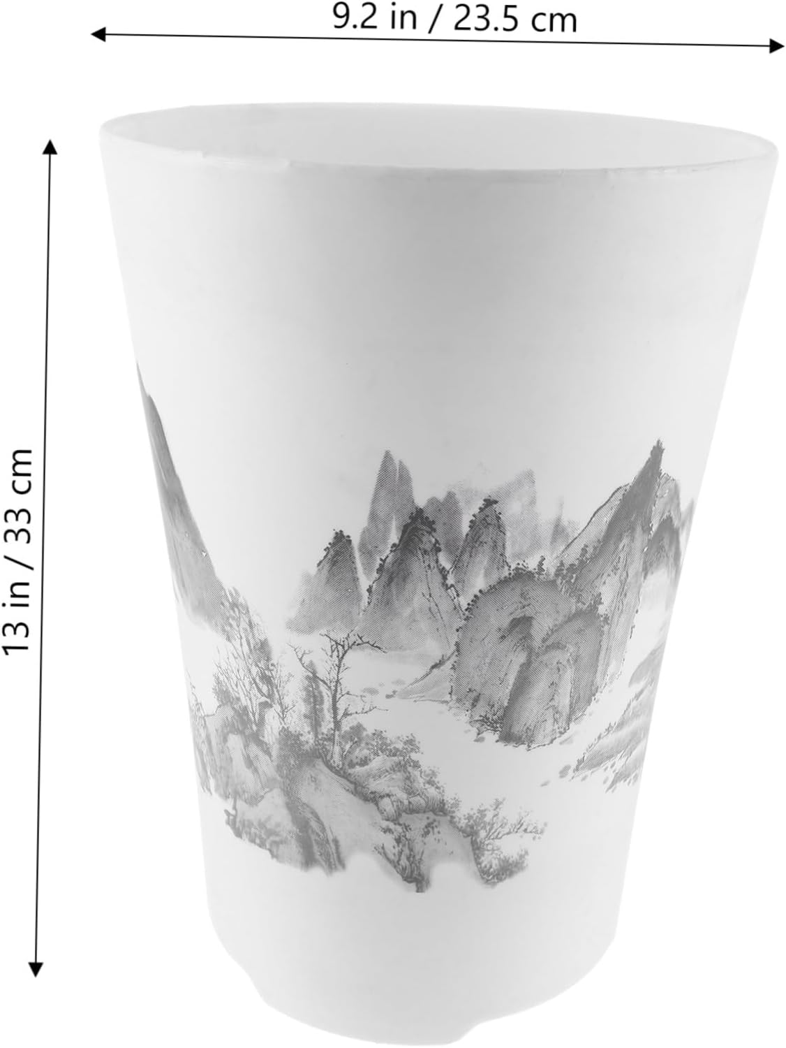 Landscape Resin Flower Pot Herb Planter Plant Pot for Indoor Plants Water Drainage and Airflow image number 5