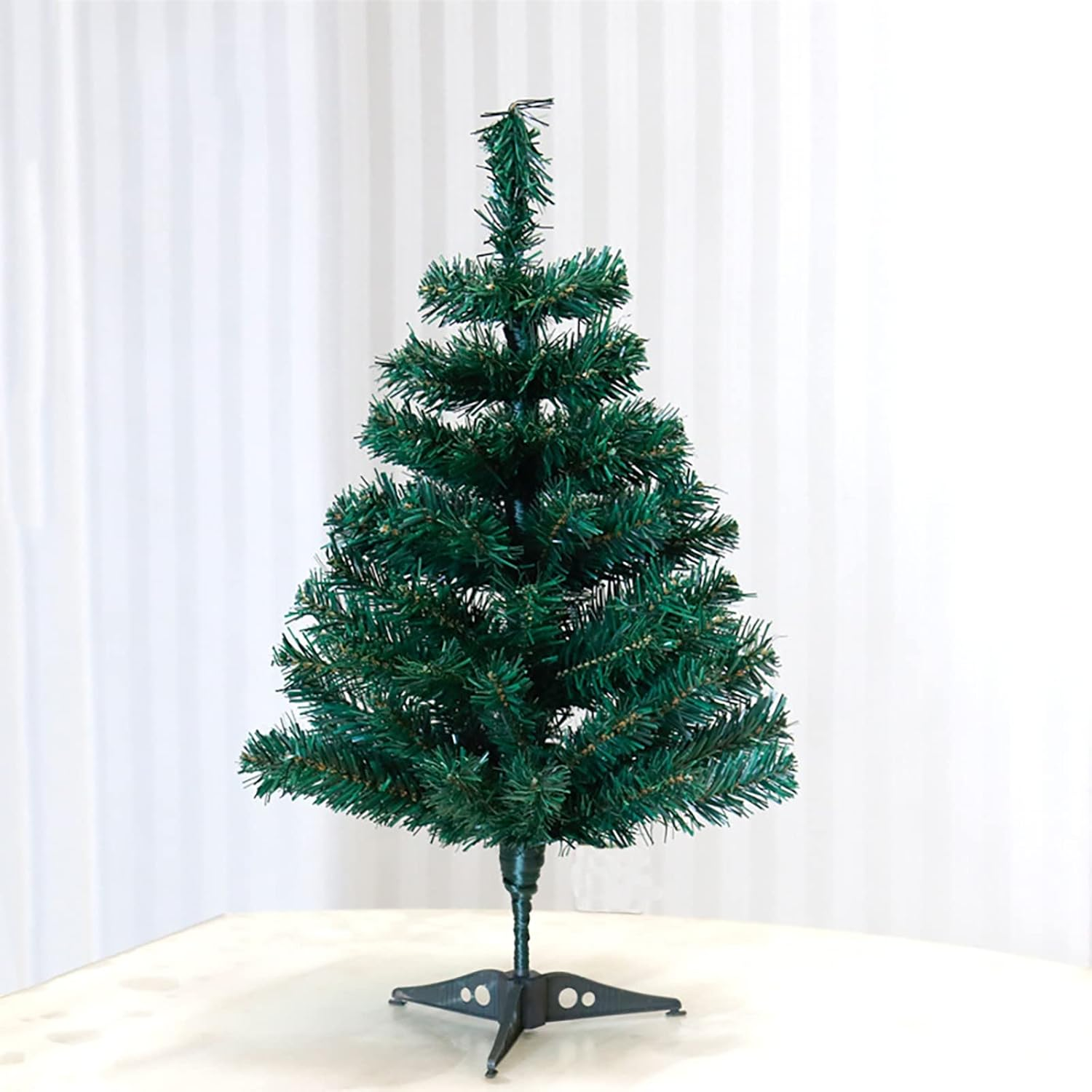 18 Inch Mini Christmas Tree, Desktop Artificial Small Christmas Tree, Table Slim Pencil Skinny Fake Christmas Tree for Office Christmas Decorations image number 2