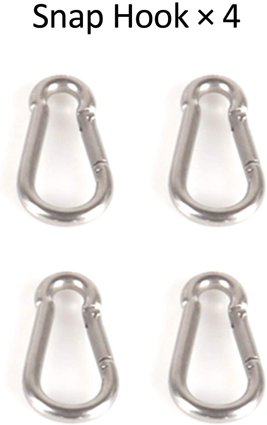 Sun Shade Sail Hardware Kit, Heavy Duty Anti-Rust Rectangle/Square Shade Sail Installation for Patio Lawn and Garden (44 Pcs) image number 5