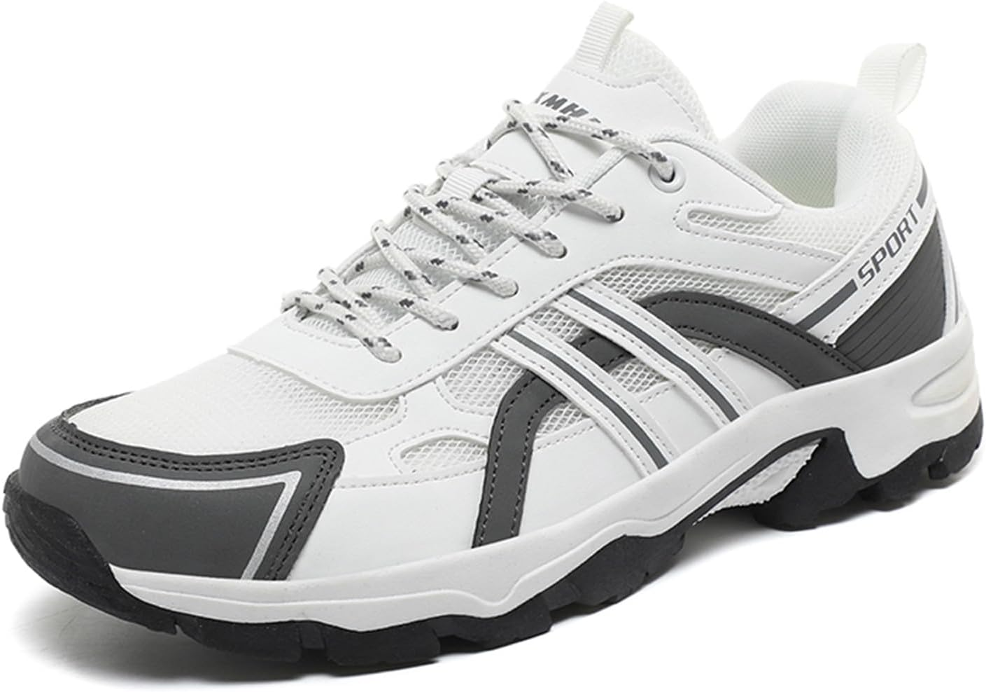 YNIQUE Mens Womens Hiking Shoes Running Lightweight Comfortable anti Slip Low Tops Outdoor Camping Walking Work Shoes image number 6