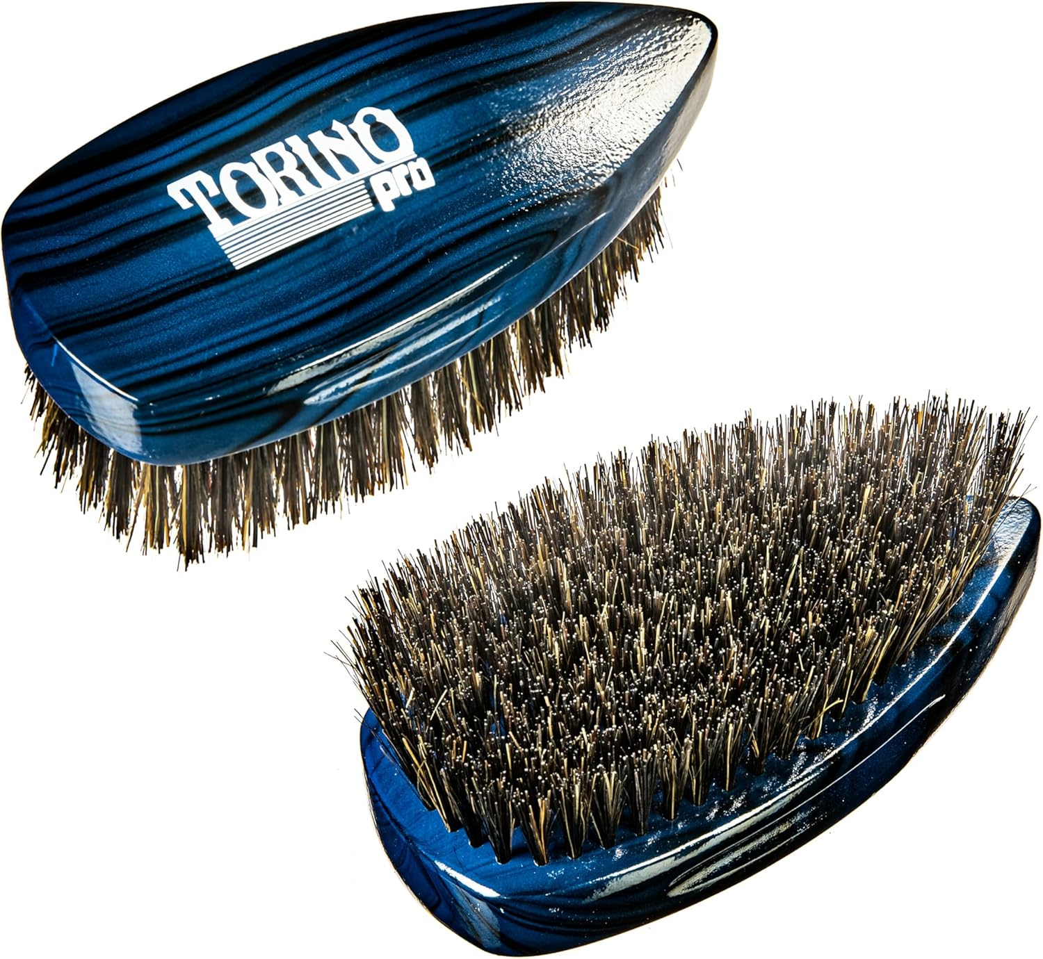 TORINO PRO WAVE BRUSHES by BRUSH KING Torino Pro Wave Brush #241 - Medium Pointy Palm - Extra Long Bristles - Great Workhorse to Use during Your Brush Sessions image number 3