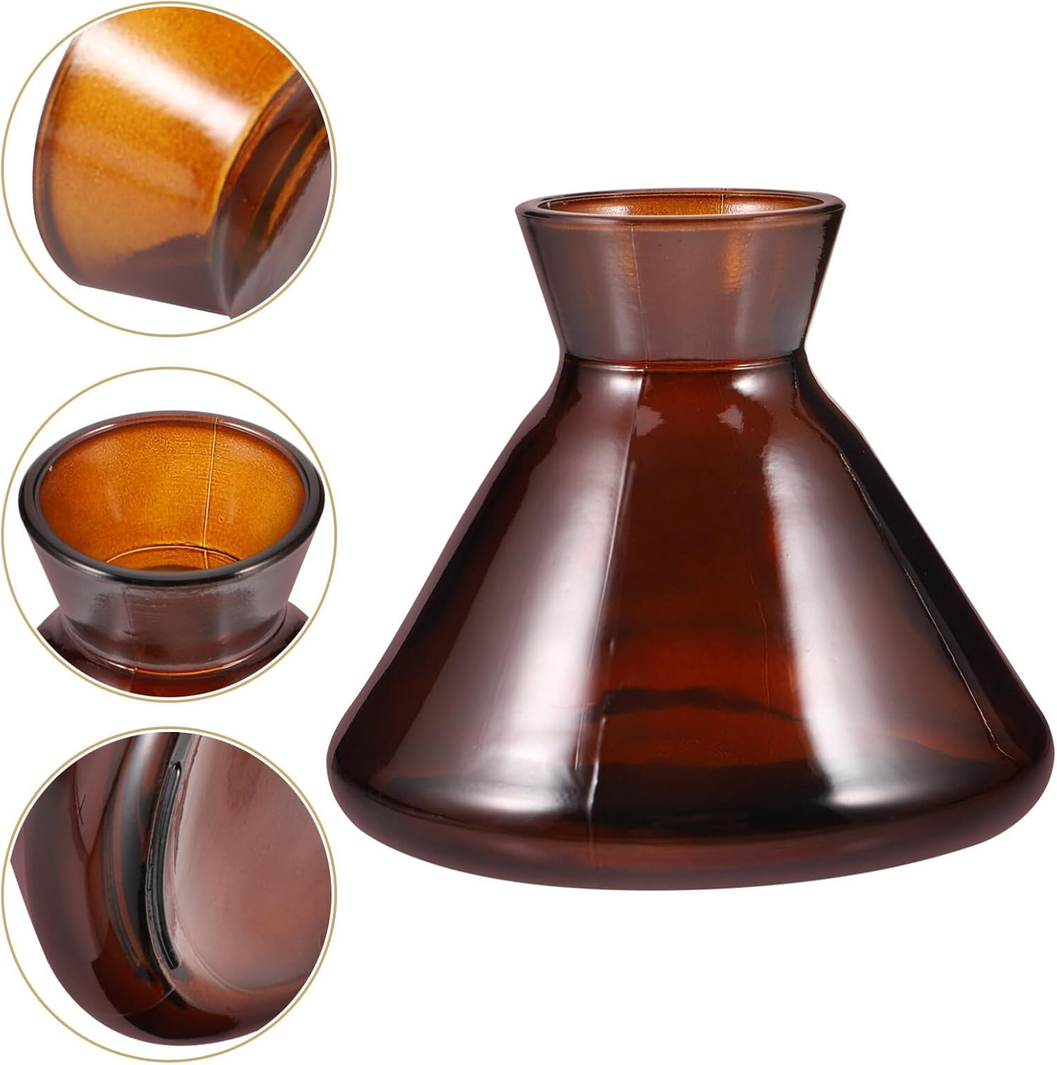 STOBAZA Reed Diffuser Bottle 220Ml Empty Glass Diffuser Bottle Refillable Reed Diffuser Jar Replacement Aromatherapy Jar Container for Spa Home image number 2