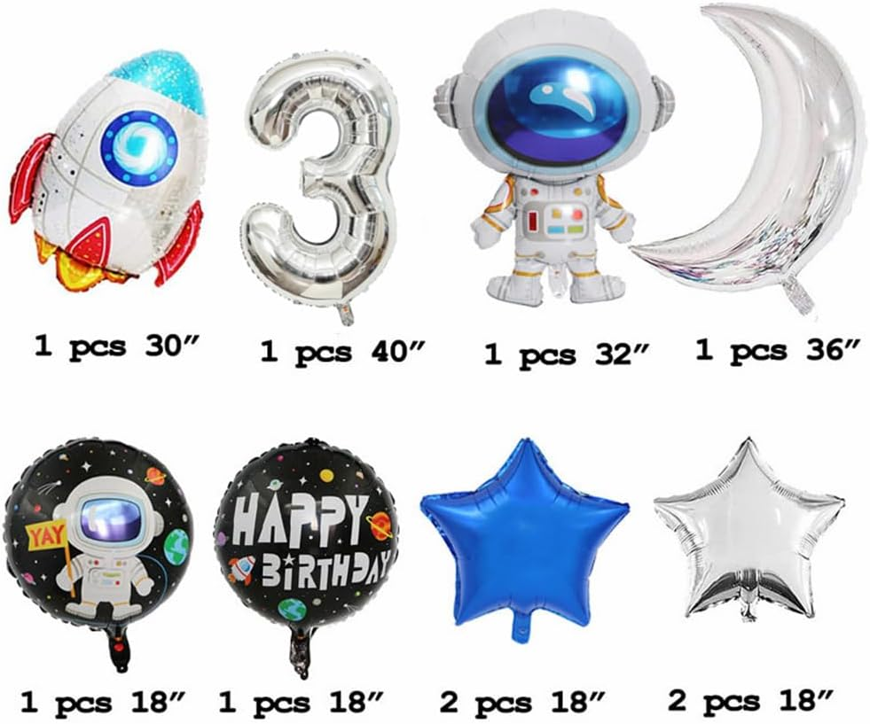 Huge, the Space Balloons Set - 40 Inch | Birthday Decorations| Galaxy Birthday Party Decorations | Galaxy Balloons, Outer Space Birthday Decorations (3) image number 5