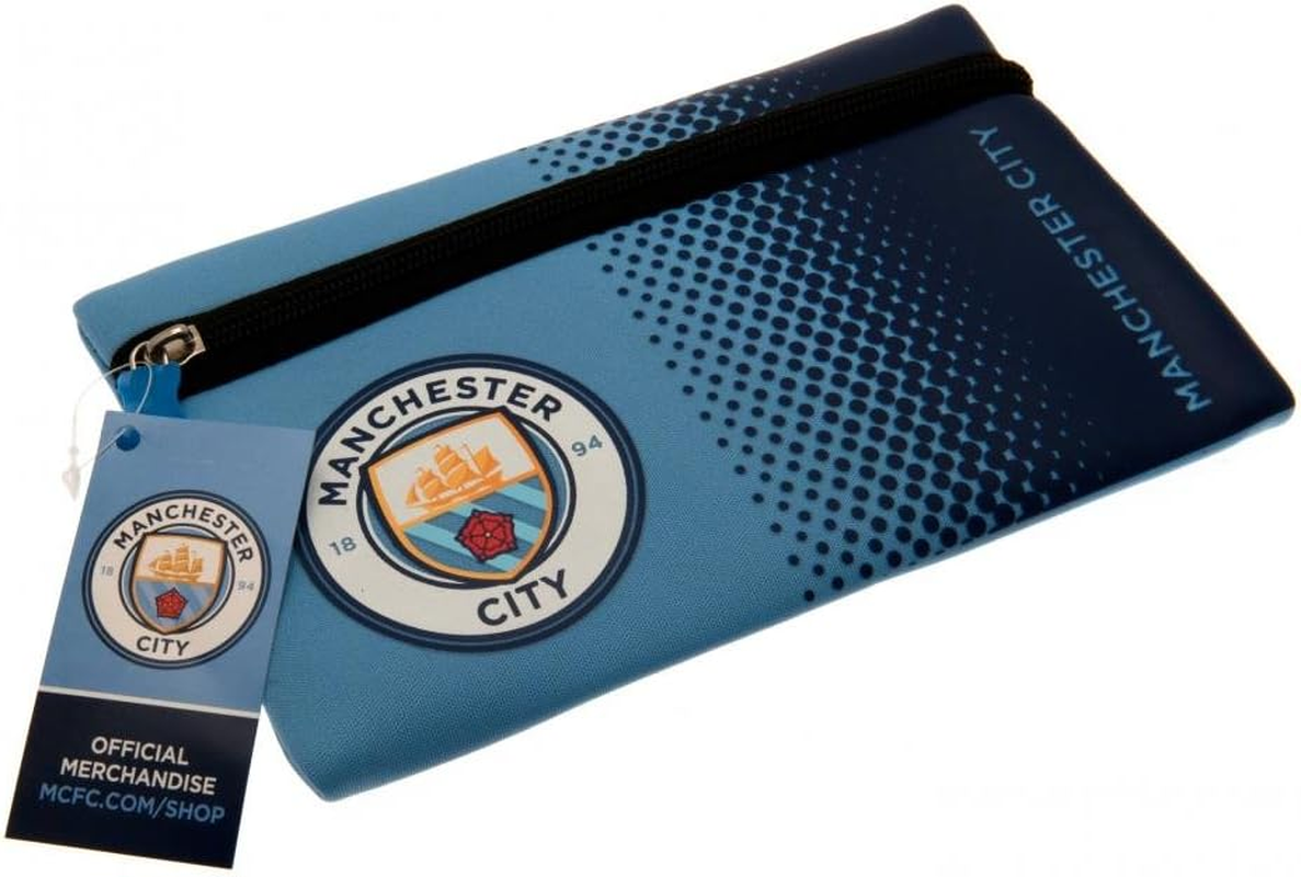 Manchester City Football Club Manchester City FC Official Crest Design Pencil Case Pouch