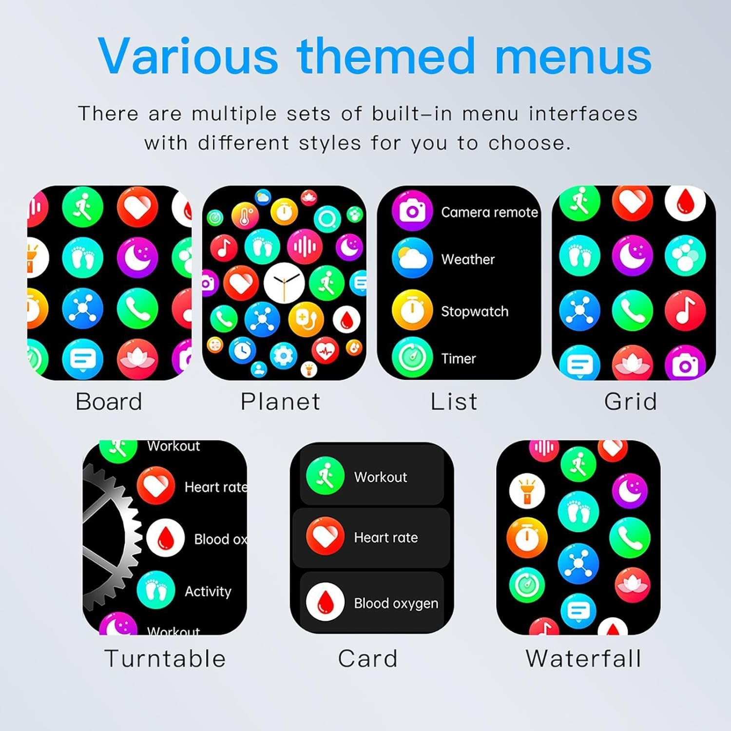 Blood Glucose Sugar Smart Waatch, Popglory Smartwaatch with Blood Pressure, Fitness Tracke with Heart Rate Monitor, Full Touch Fitness Waatch for Androi & Ios for Men Women image number 6