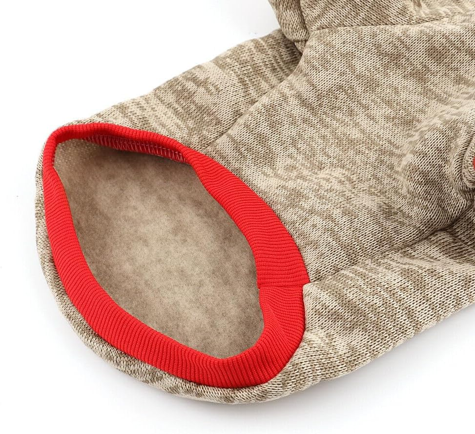 Pet Clothes, Winter Dog Sweater I Love My Mom/Dad Dog Sweatshirt Outfit Warm Dog Costume for Puppy Small Dogs (Mommy, S) image number 1