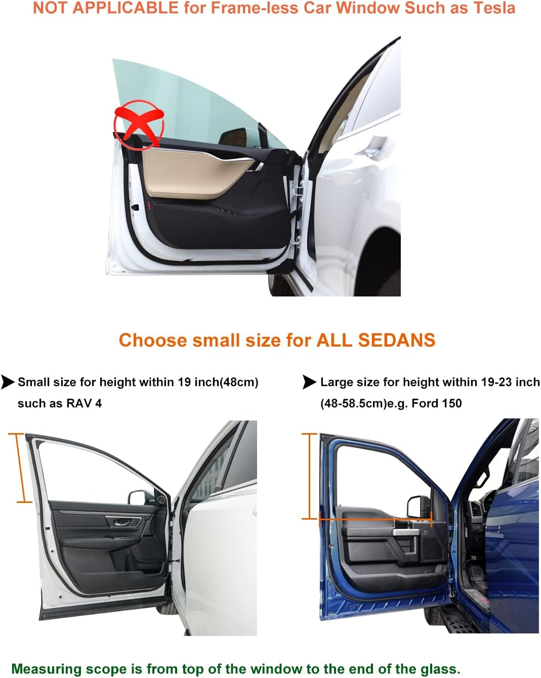 Large Suvs Compact Vans Front Window Screens for Camping Front Window Sun Shade Driver Side Window Bug Screen No Biting Bugs