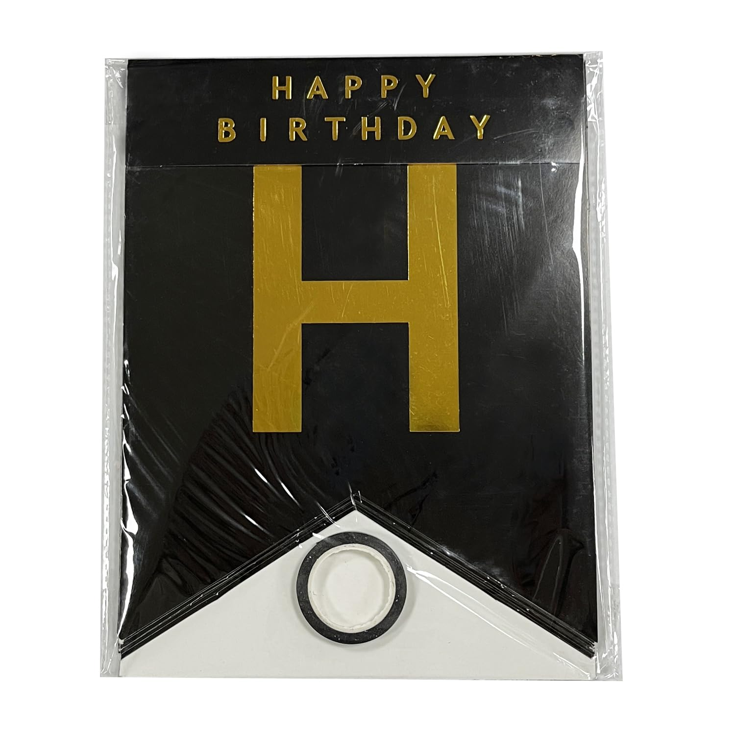 Haobase Happy Birthday Banner Birthday Garland Party Decorations 16Cm&times;20Cm (Black) - Green image number 4