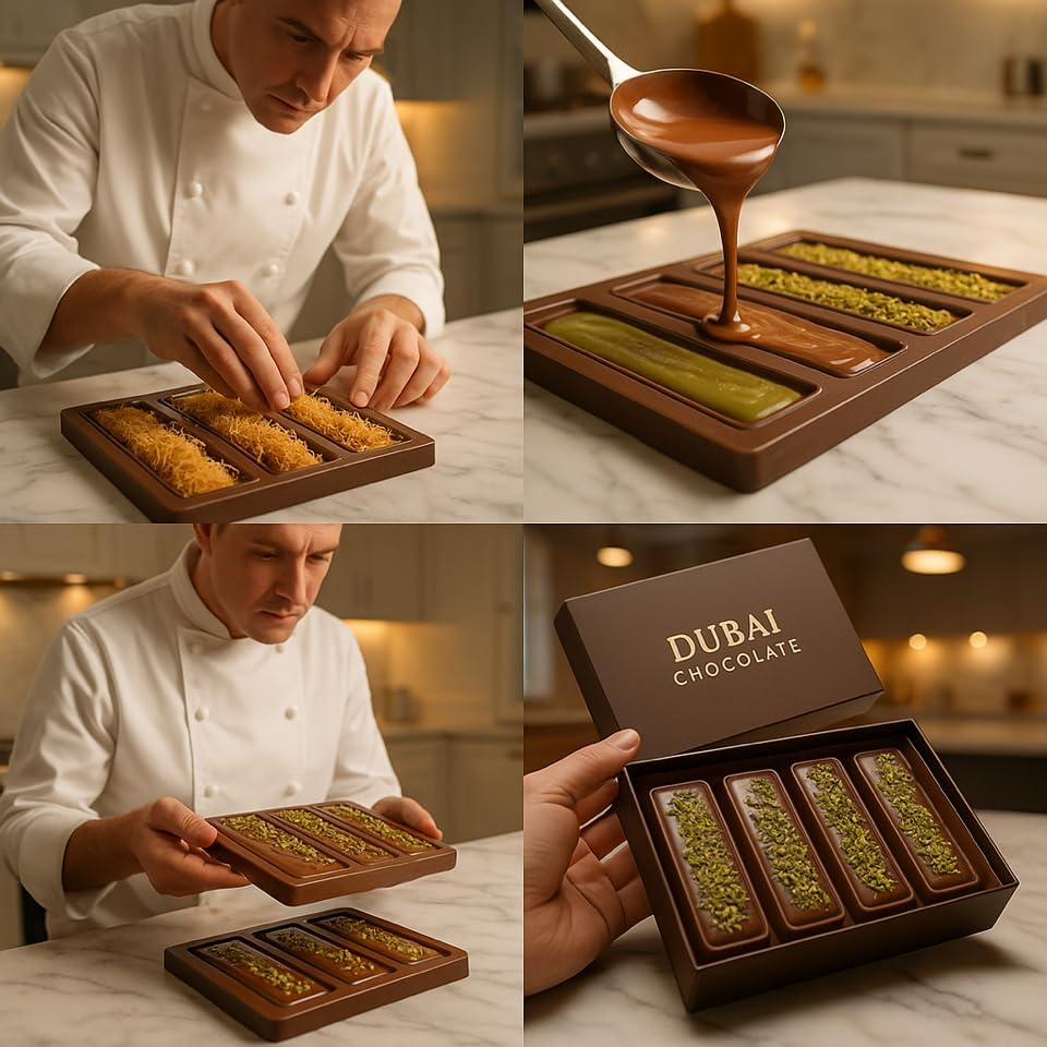 Roasted Kataifi, Crunchy Caramelized Kadayif, Perfect for Desserts and Dubai Chocolate Bar, 150G (5.3Oz) Special Package (Roasted Shredded Wheat) image number 3