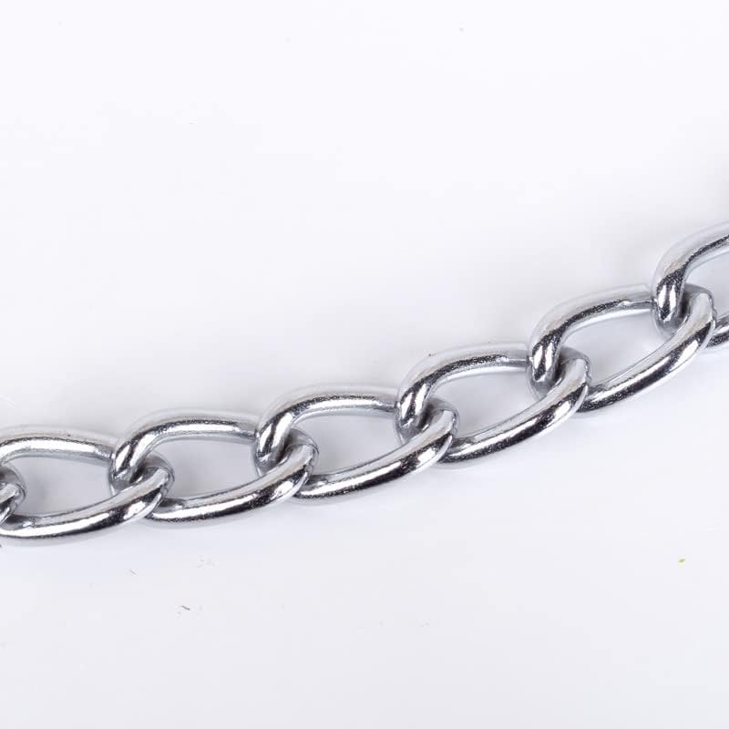 120CM Heavy Duty Pet Dog Puppy Metal Chain Lead, Soft Padded Handle Leash, Durable Stainless Steel - Black image number 2