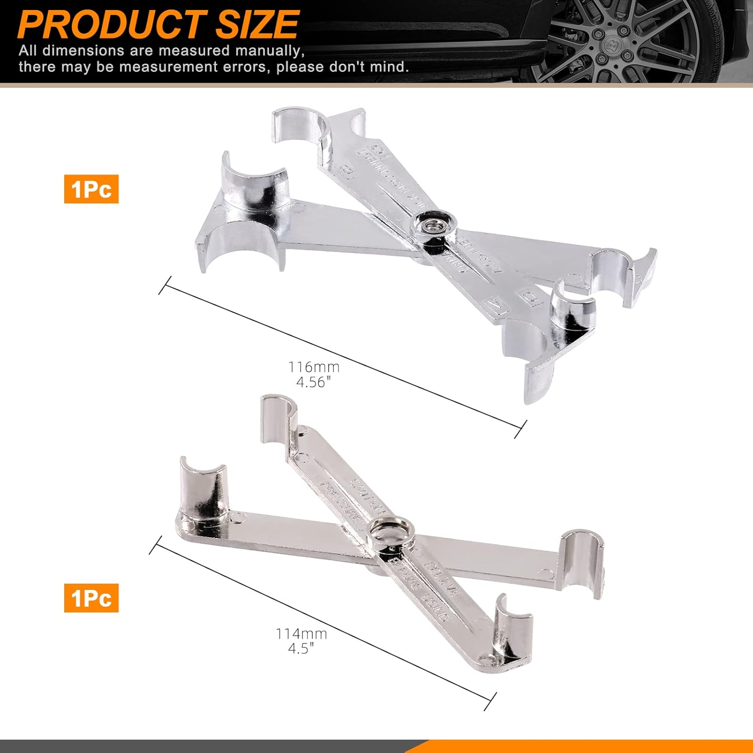 2Pcs Fuel Line Disconnect Scissor Tool Transmission Line Disconnect Tool Fuel Filter Tool for Quick Disconnection Auto Fuel A/C Line Vehicles 3/8&rdquo; 5/16&rdquo; and 3/8&rdquo; 5/8&rdquo; 1/2&rdquo; 3/4&rdquo;