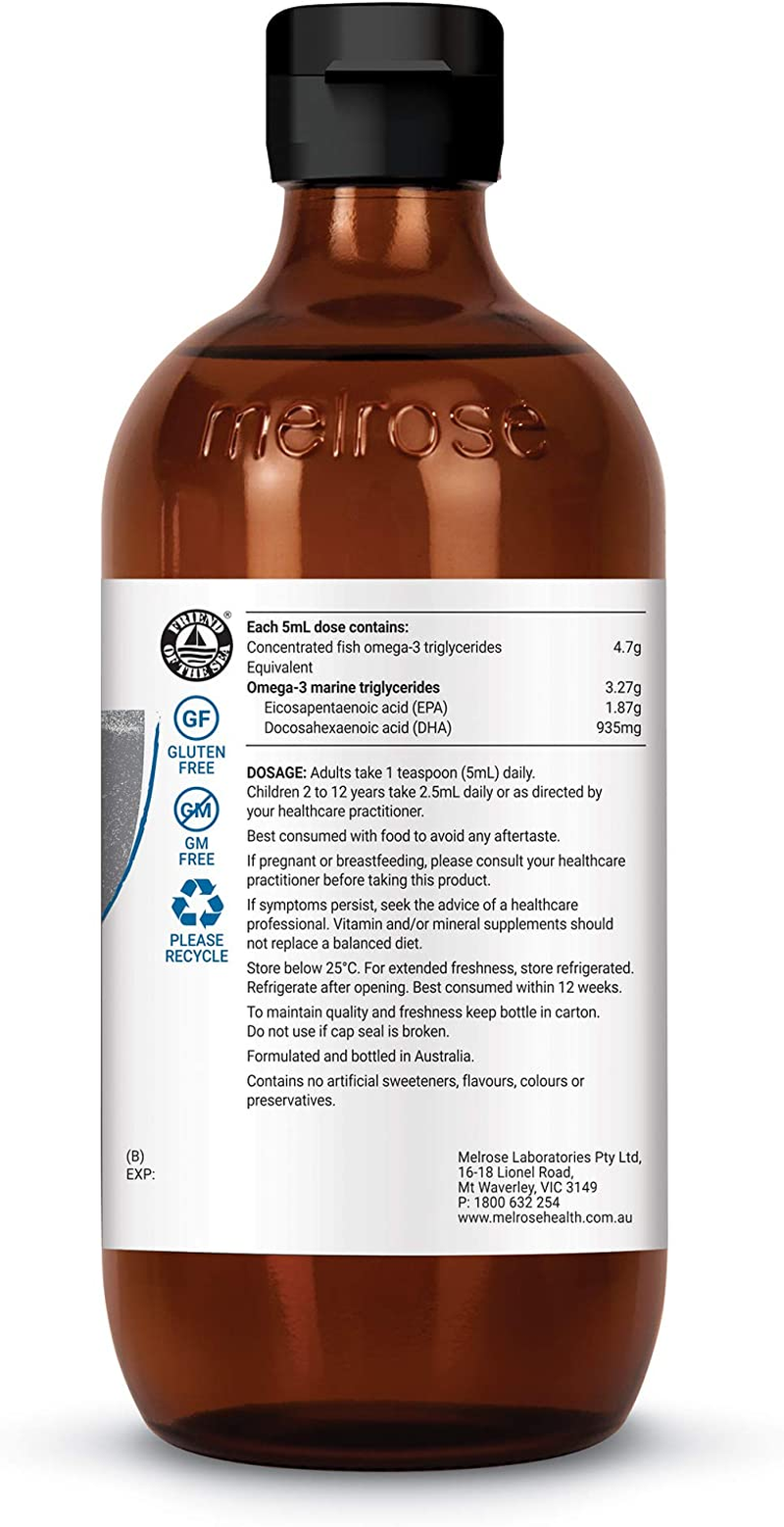 Melrose High Strength Fish Oil 200Ml image number 3