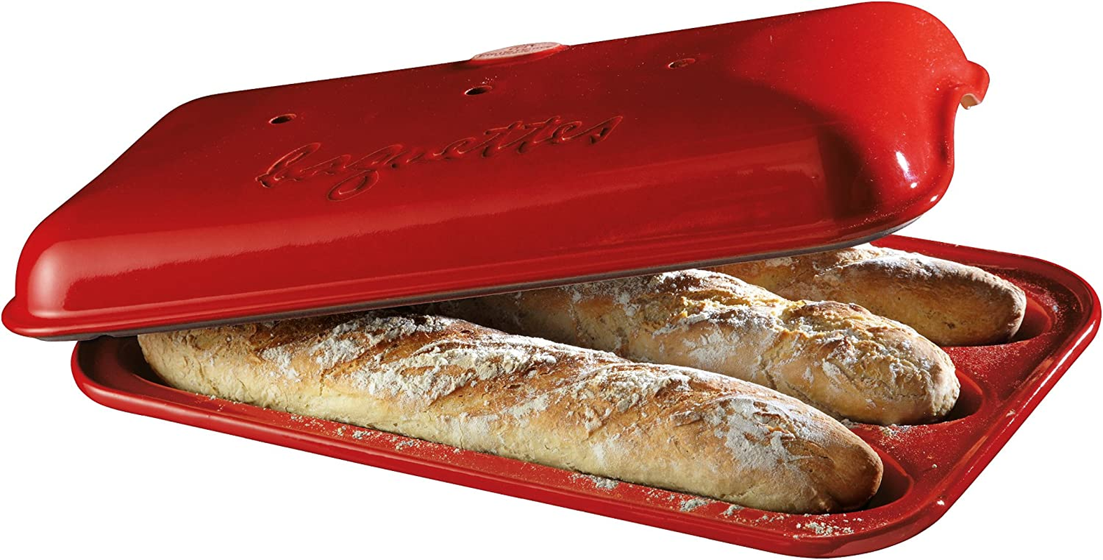 Emile Henry EH BAGUETTE BAKER BURGUNDY