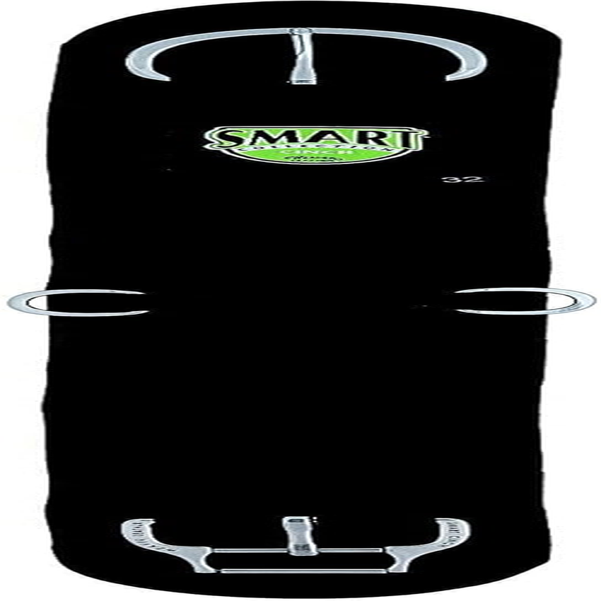 Weaver Leather Neoprene Straight Smart Cinch with New and Improved Roll Snug Cinch Buckle, Black, 26-Inch