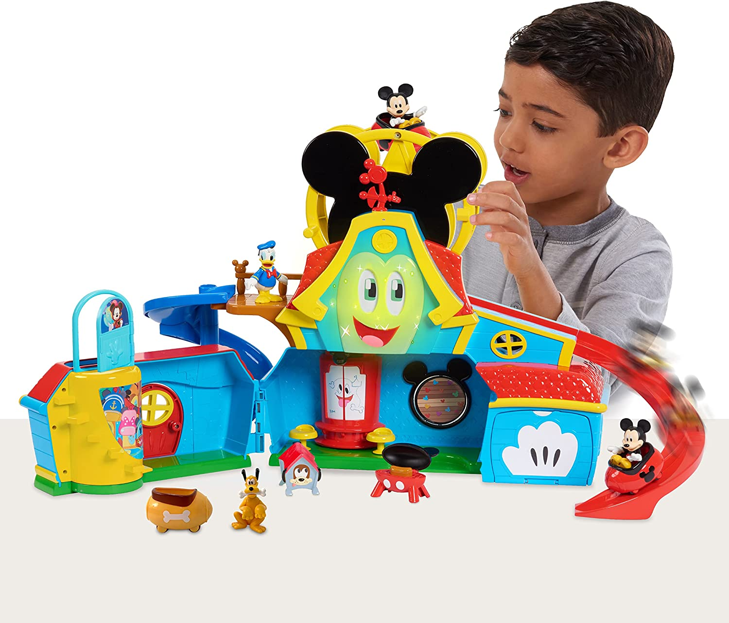 Disney Junior Mickey Mouse Funny the Funhouse Playset with Bonus Figures image number 2