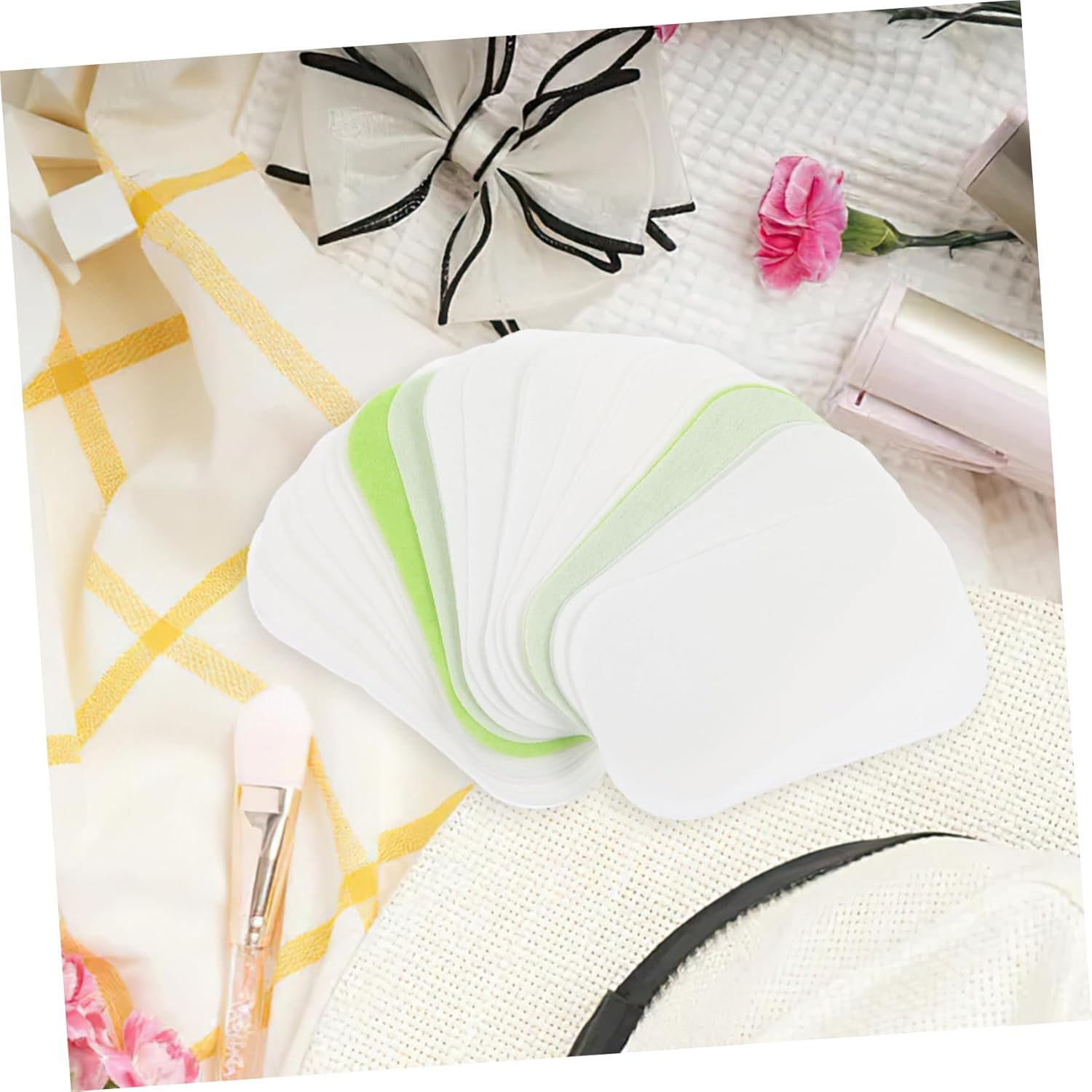 Milisten Travel Soap Sheets Refill 50Pcs Portable Soap Paper for Camping and Outdoor Hand Wash Compact for Hiking and Travel Essentials image number 4