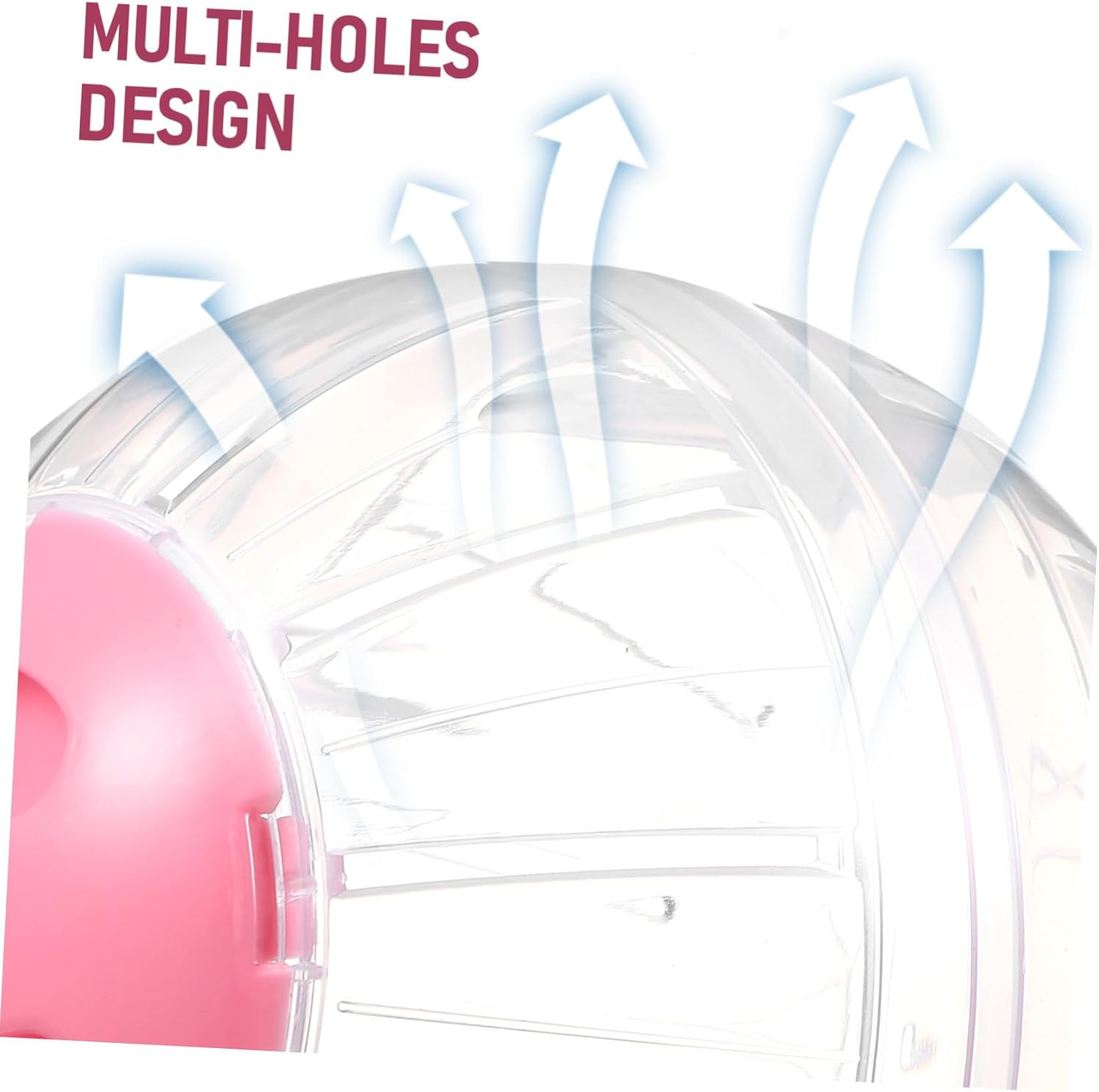 Minkissy 2Pcs Hamster Exercise Balls Pet Workout Balls for Hamster Toys for Small Animals Exercisers image number 1