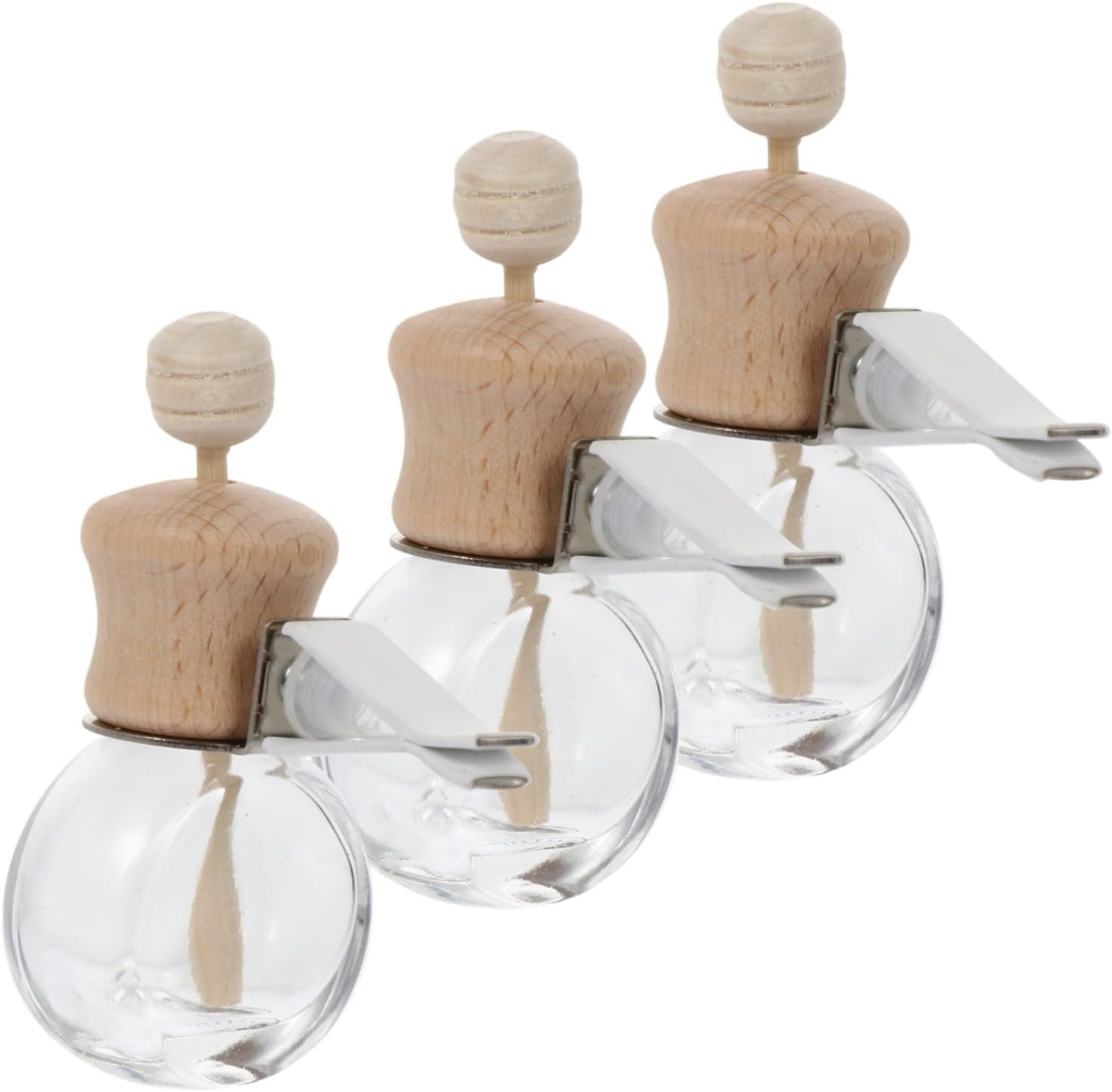 Ciieeo 3Pcs Car Diffuser Bottles Perfume Bottle for Auto Fragrance Aromatherapy Air Fresheners Easy Install for Car Elegant Design For