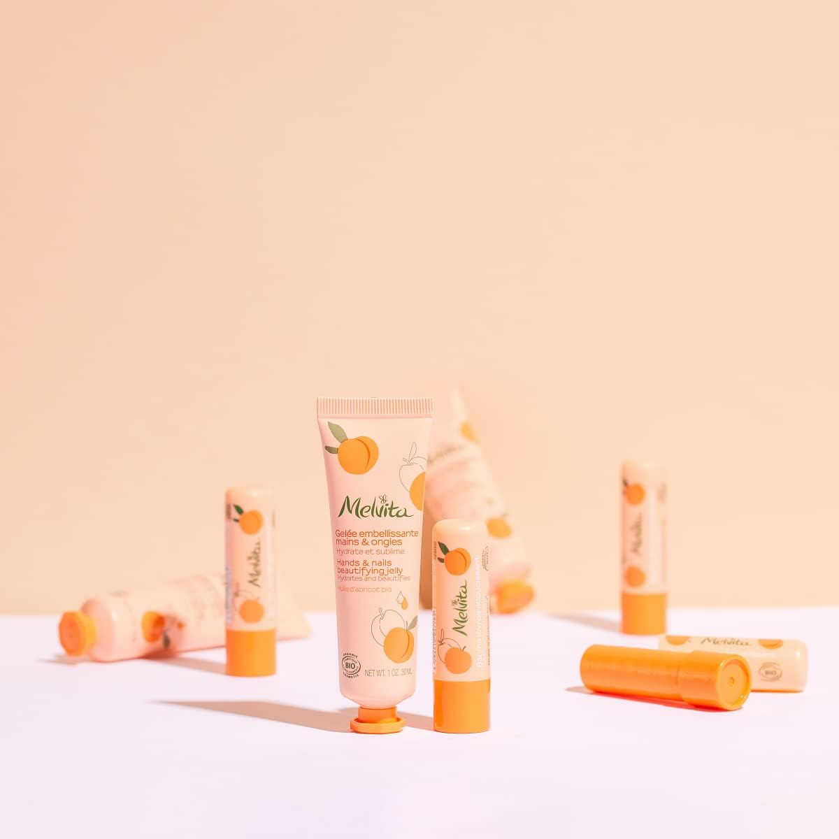 Melvita Bio Fruit Hand Cream, Apricot, 1.0 Fl Oz (30 Ml), Other Apricot Scent image number 2