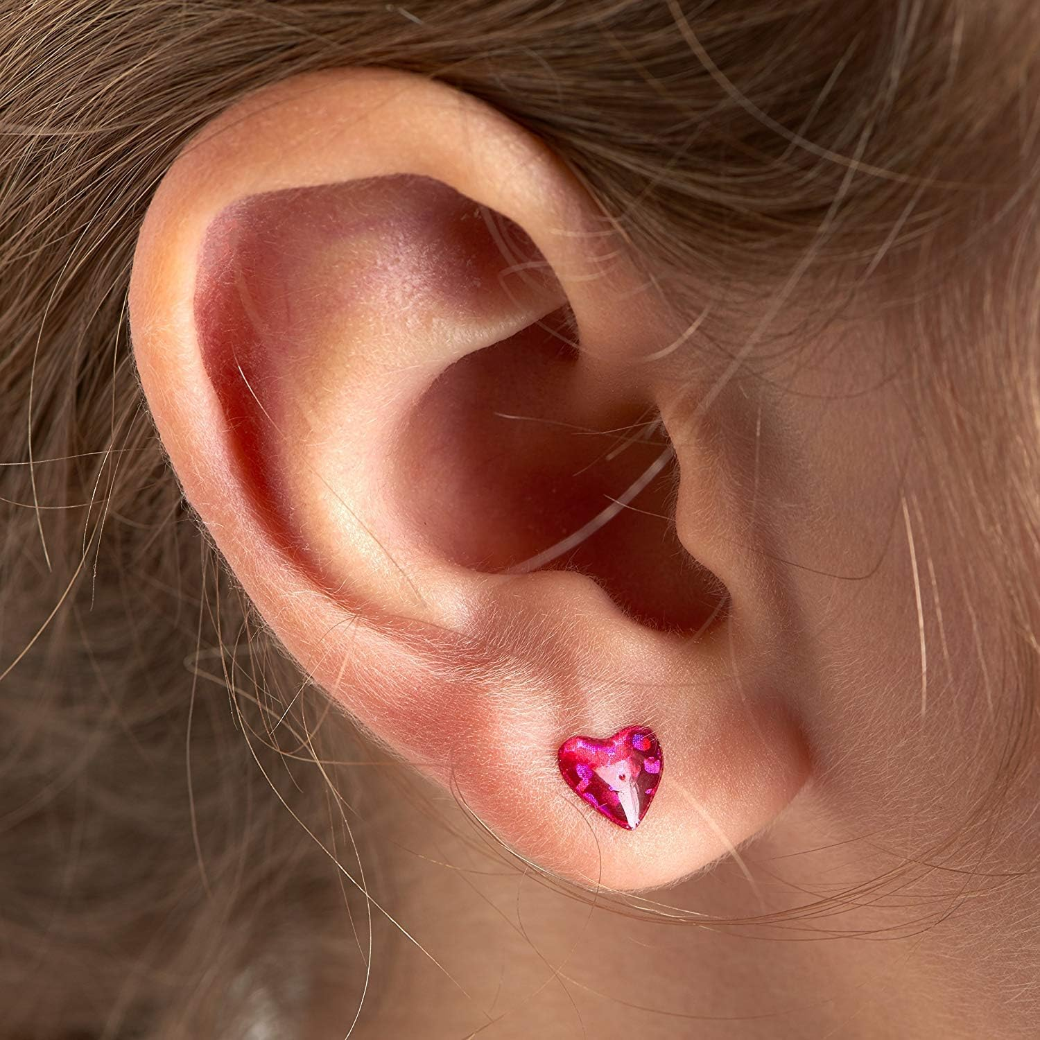 1000+ Stick on Earrings 3D Gem Stickers Glitter Sparkle Crystal Stickers Sticker Earrings for Girls Multiple Colors & Shapes image number 6