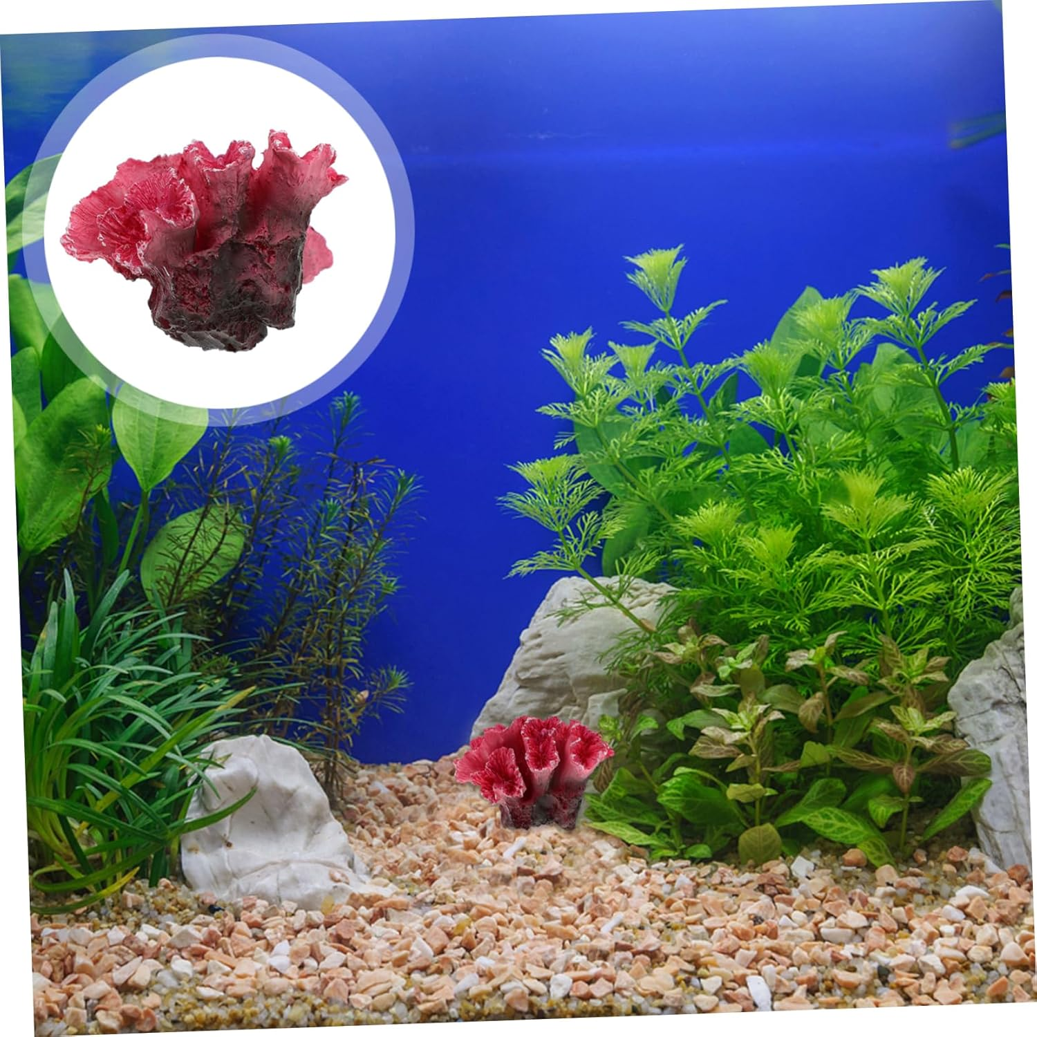 Generic Artificial Coral Decor for Fish Tanks - Realistic Aquarium Decorations - Fake Coral Reefs for Saltwater and Freshwater Tanks - Artificial Aquarium Plants and Accessories - Fish Tank image number 5