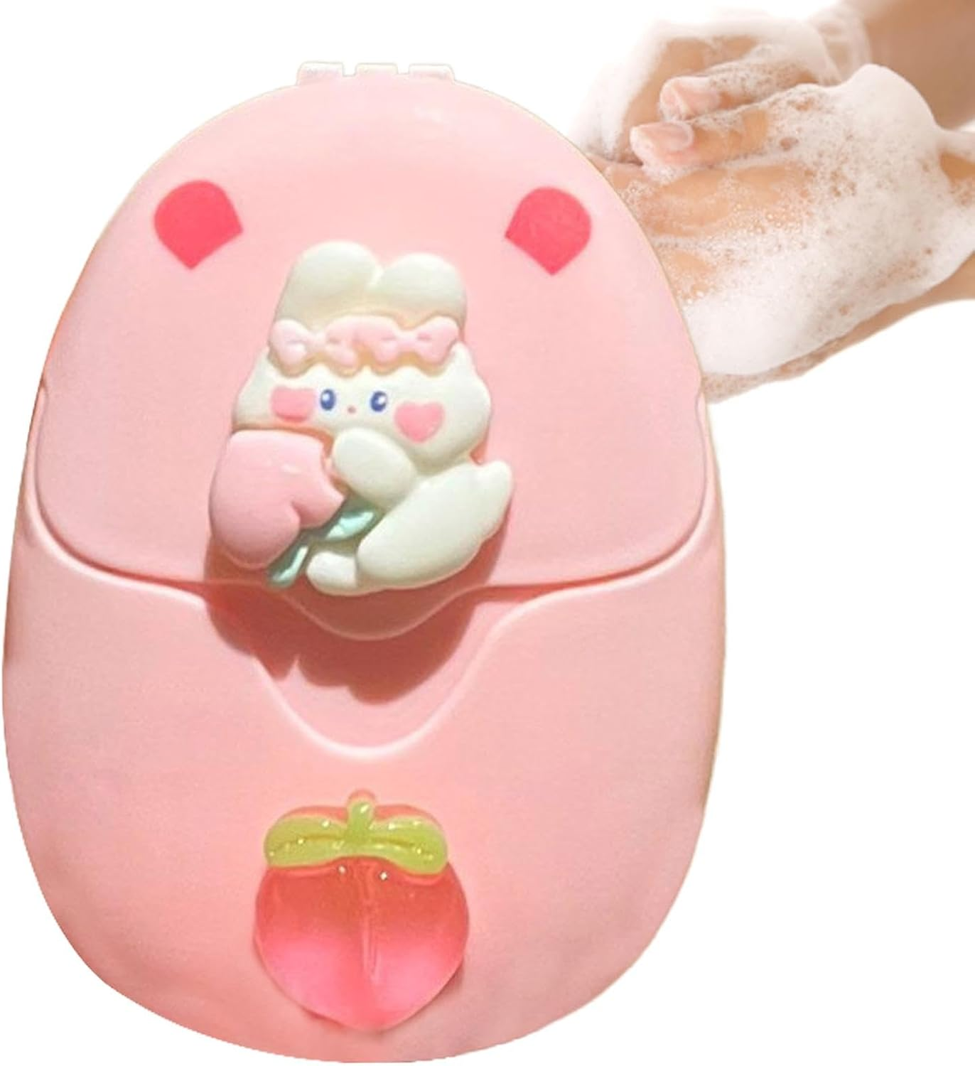 Travel Soap Slices, Soap Paper Sheets, Travel Soap Sheets with Portable Cartoon Soap Slices, 50 Pieces Soap Paper for Washing Hands, Small image number 6