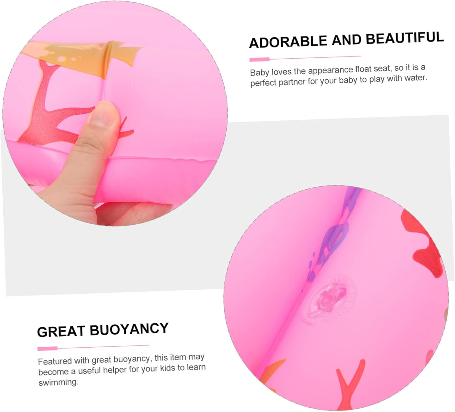 Inflatable Surfboard for Boys and Girls Swimming Pool Toy Outdoor Training PVC Kickboard Fun Pattern Design image number 6