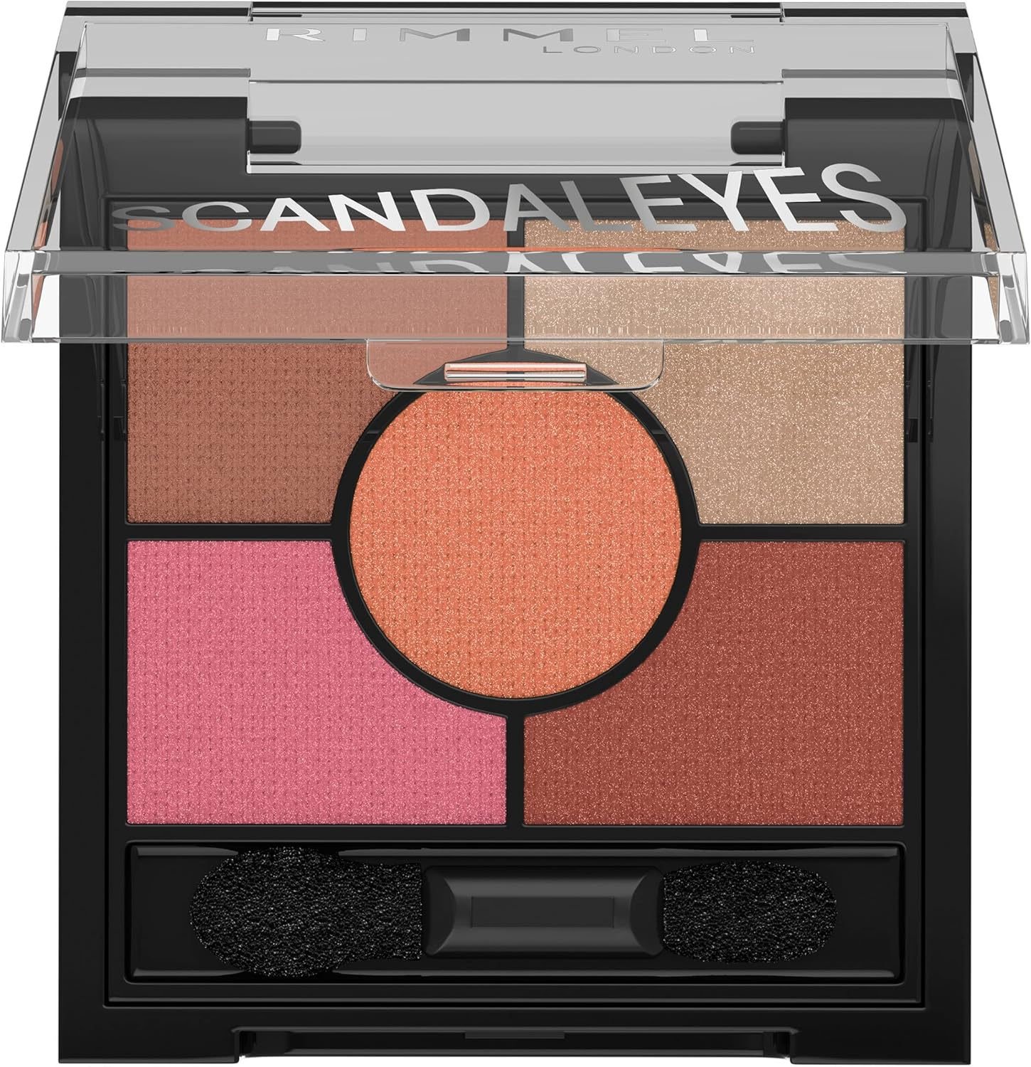 Rimmel London Scandaleyes 5 Pan Reno 04 Burgundy Pink image number 2